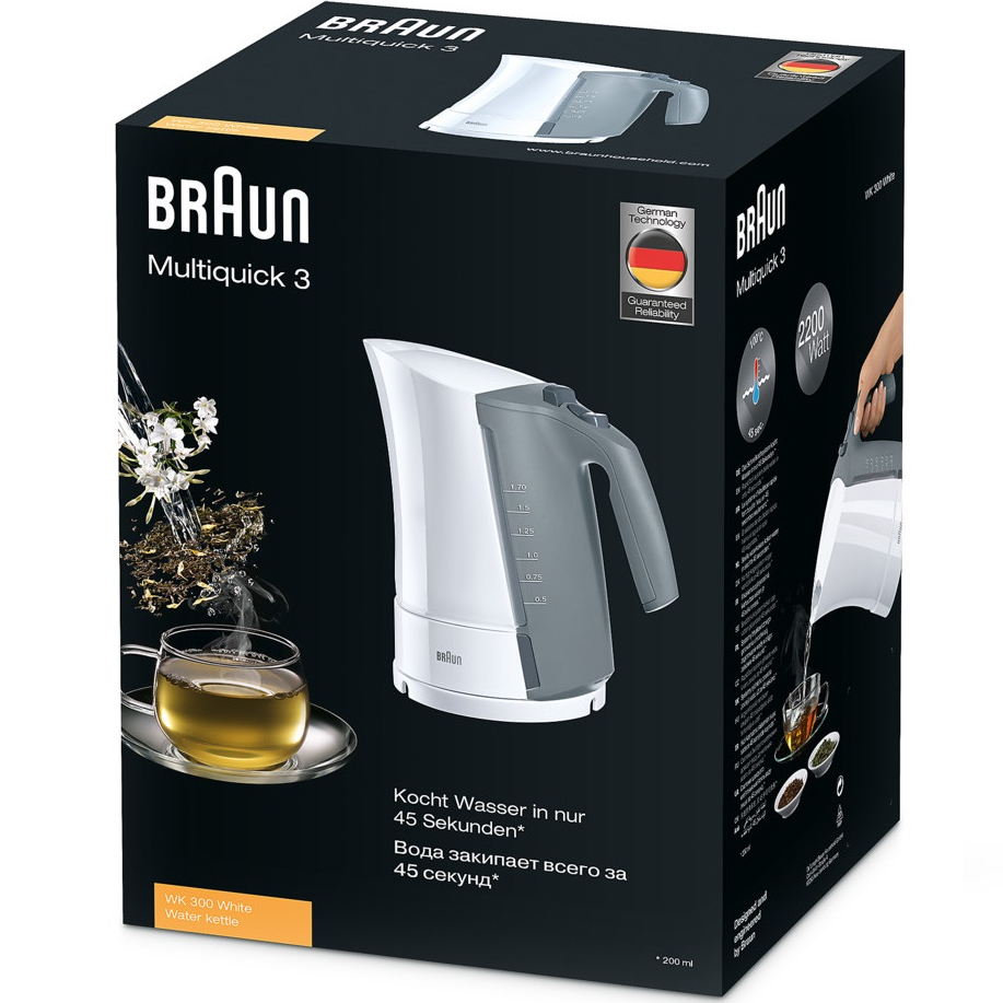 фото Чайник braun multiquick 3 wk300wh белый