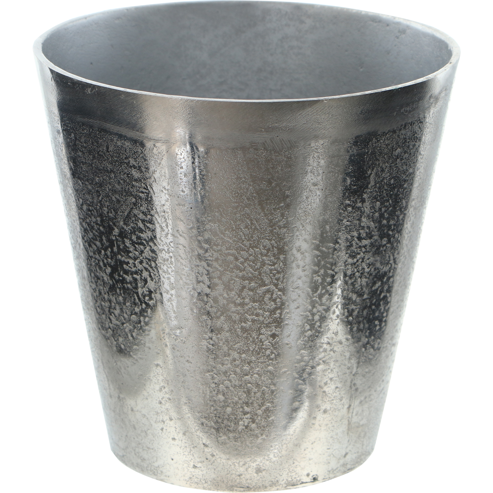 Ведерко для охлаждения напитков A la Mode Home серебро матовое 20,5х20,5 см, цвет серебряный