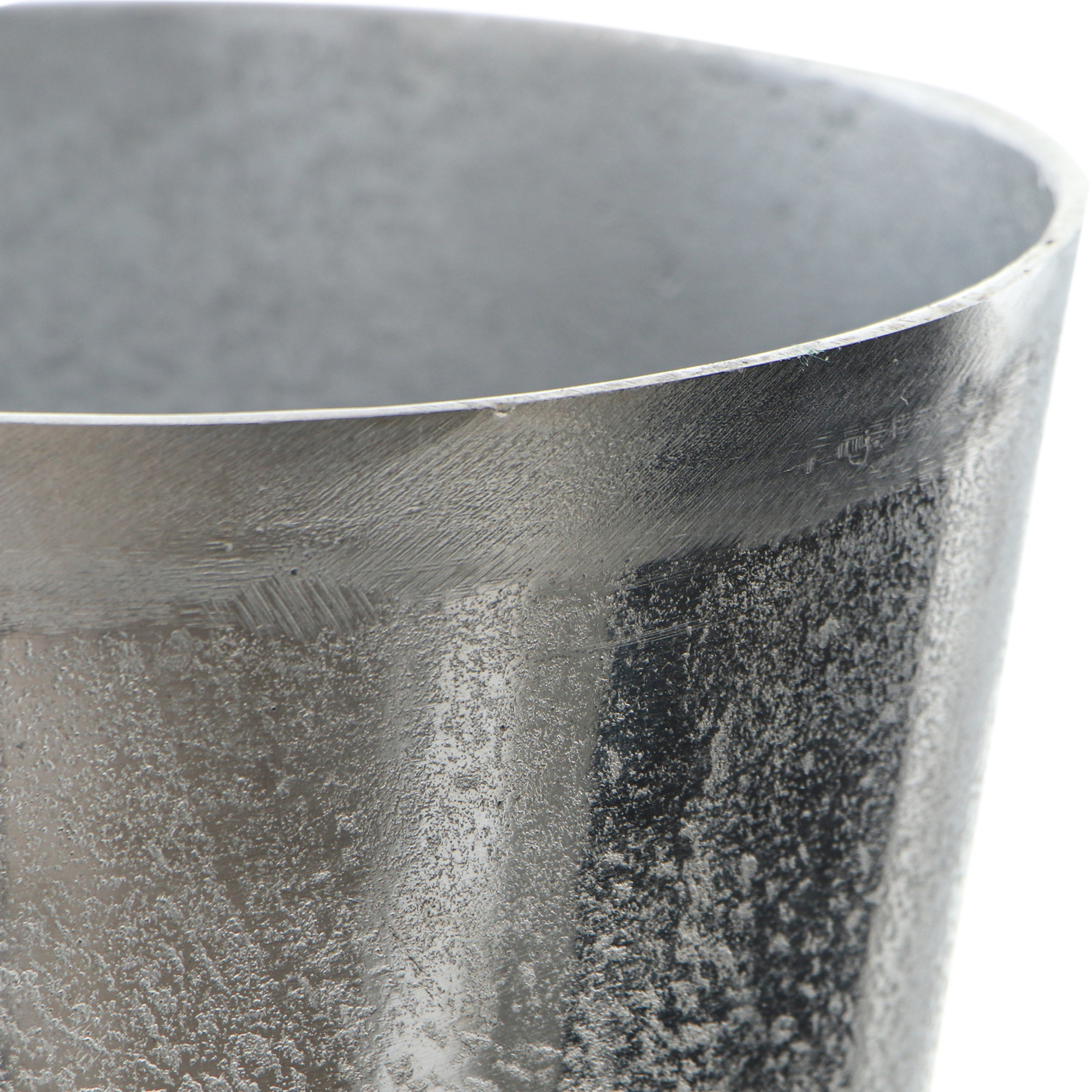 Ведерко для охлаждения напитков A la Mode Home серебро матовое 20,5х20,5 см, цвет серебряный - фото 2