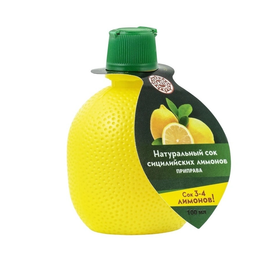 Сок лимона Азбука Продуктов натуральный 100 мл