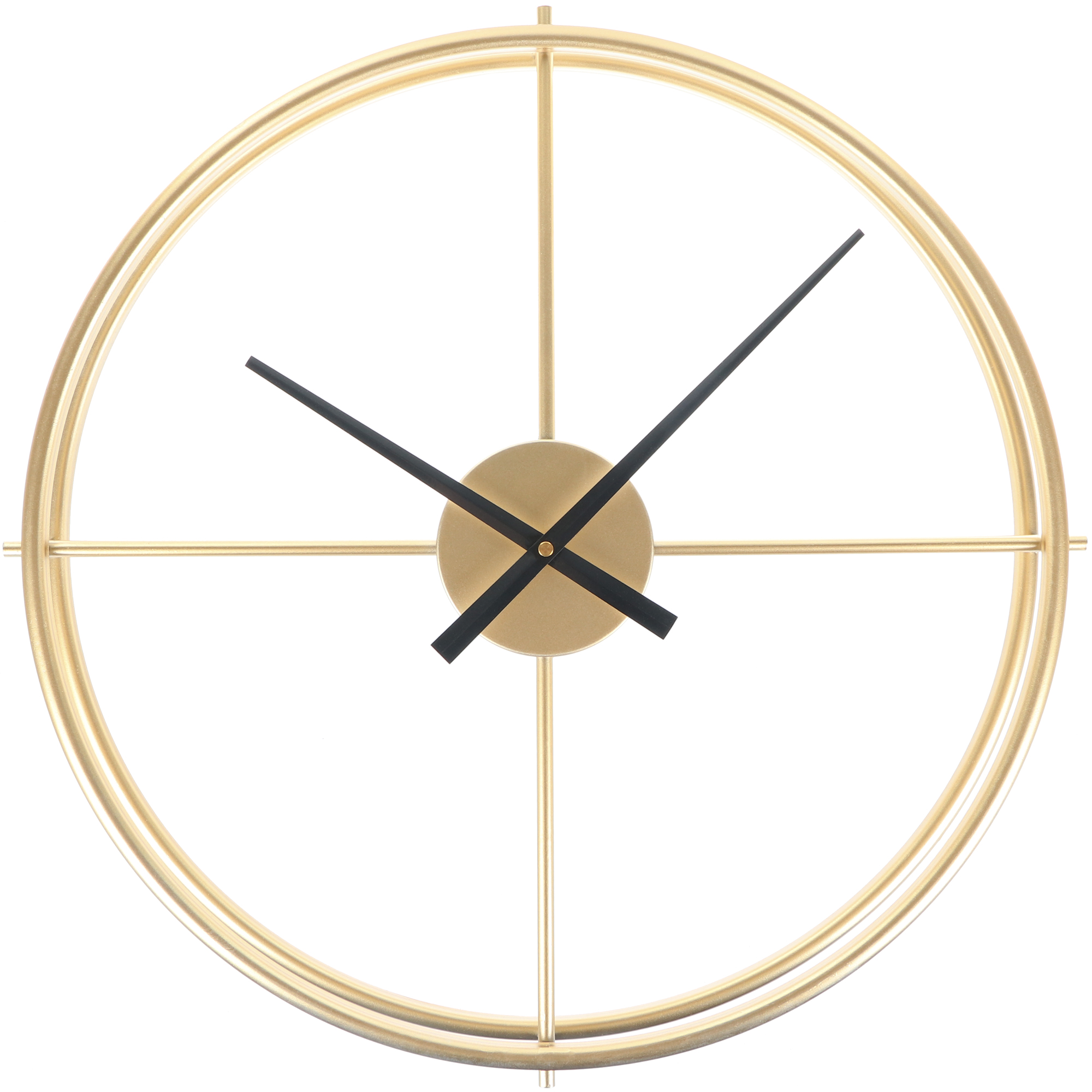 Часы настенные JJT Круг золотые 51 см, цвет золотой