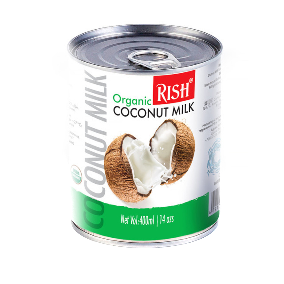 

Кокосовое молоко Rish 5-7% 400 мл