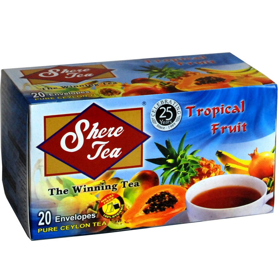 Чай черный Shere Tea Тропические фрукты 20х2 г