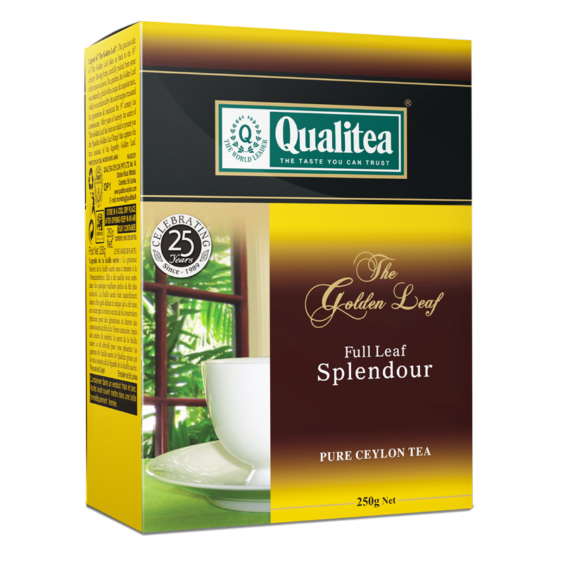 

Чай черный Qualitea Золотой Лист ОP1 250 г