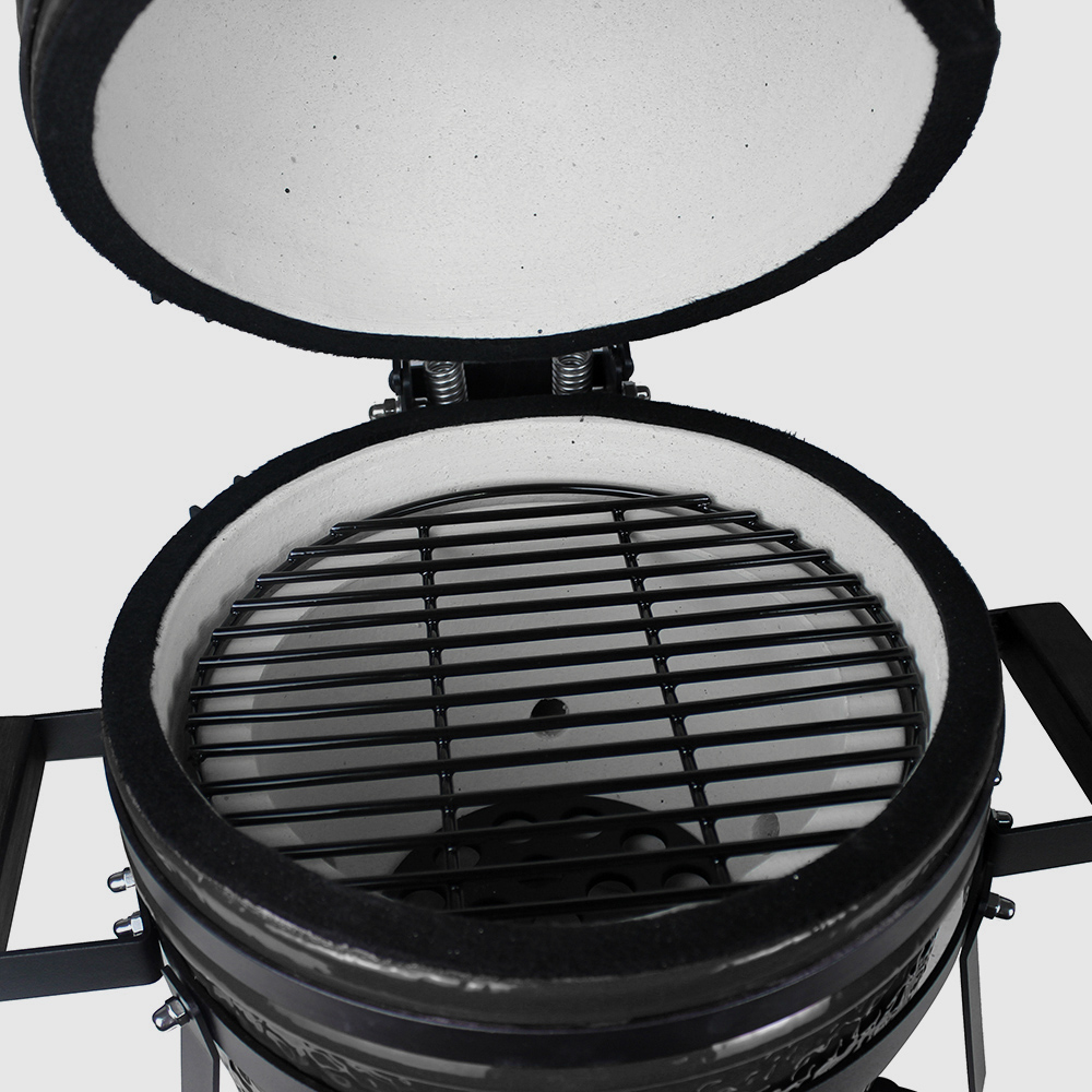 фото Барбекю керамическое steel egg bbq мини 50x38.5x47 см