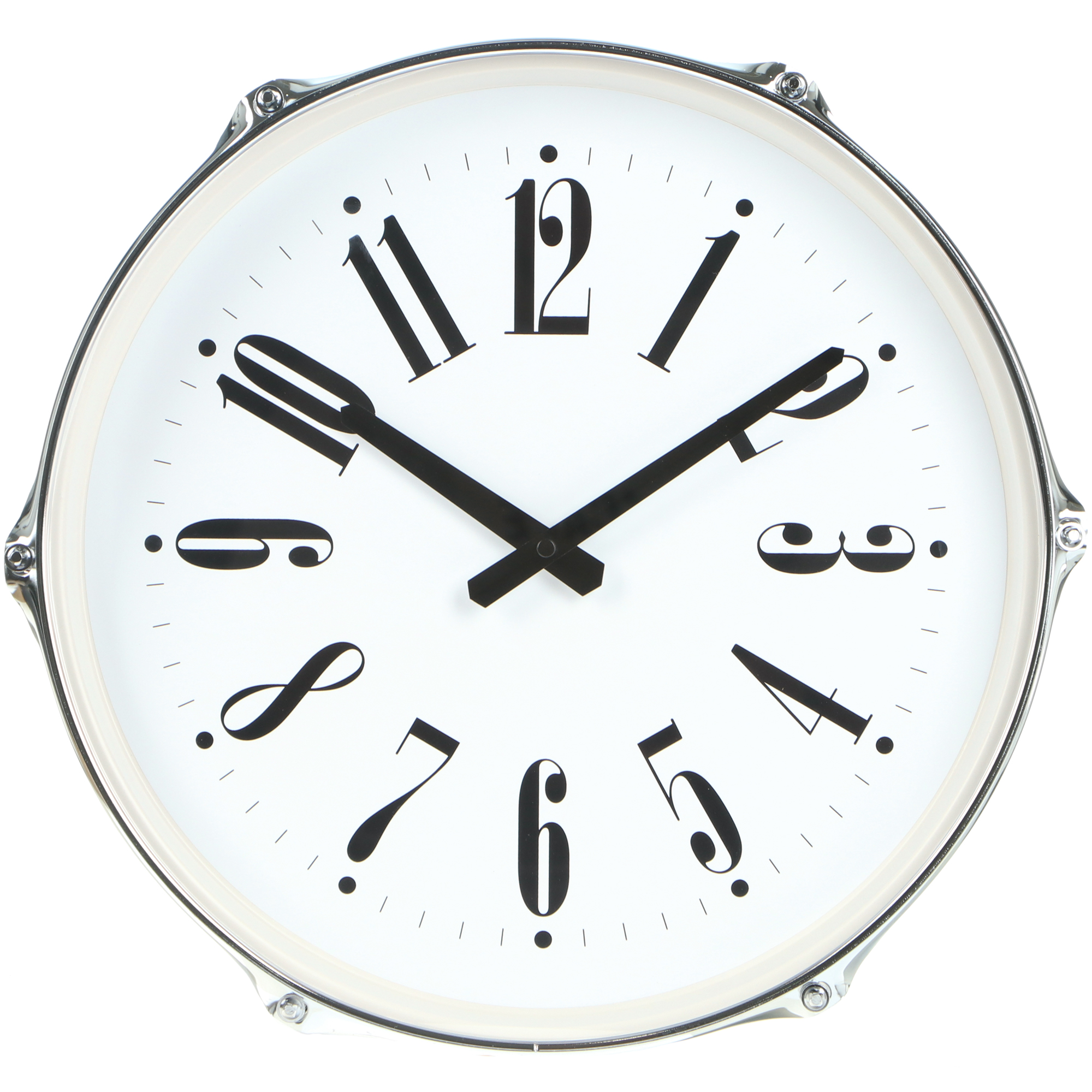 фото Часы настенные istime drum синие 39,5х17,3х37 см