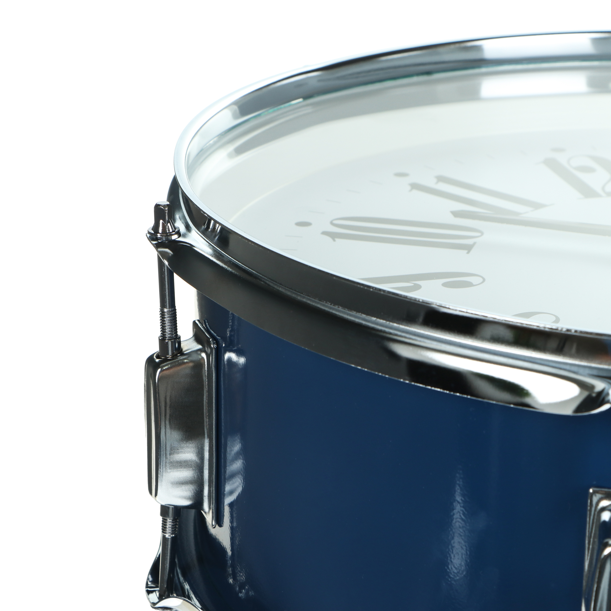 фото Часы настенные istime drum синие 39,5х17,3х37 см