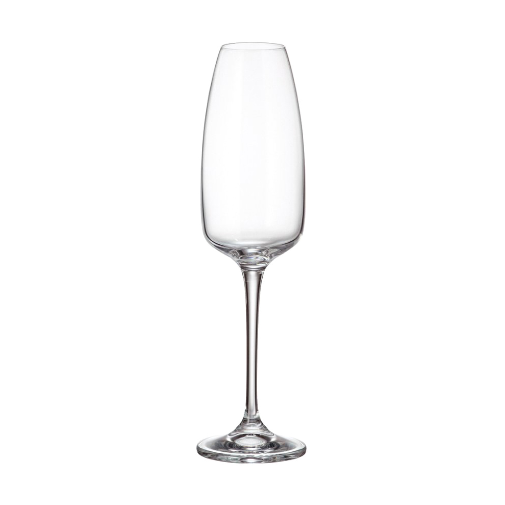 Набор бокалов для шампанского Crystalite Bohemia Амора 2 шт, цвет прозрачный - фото 1
