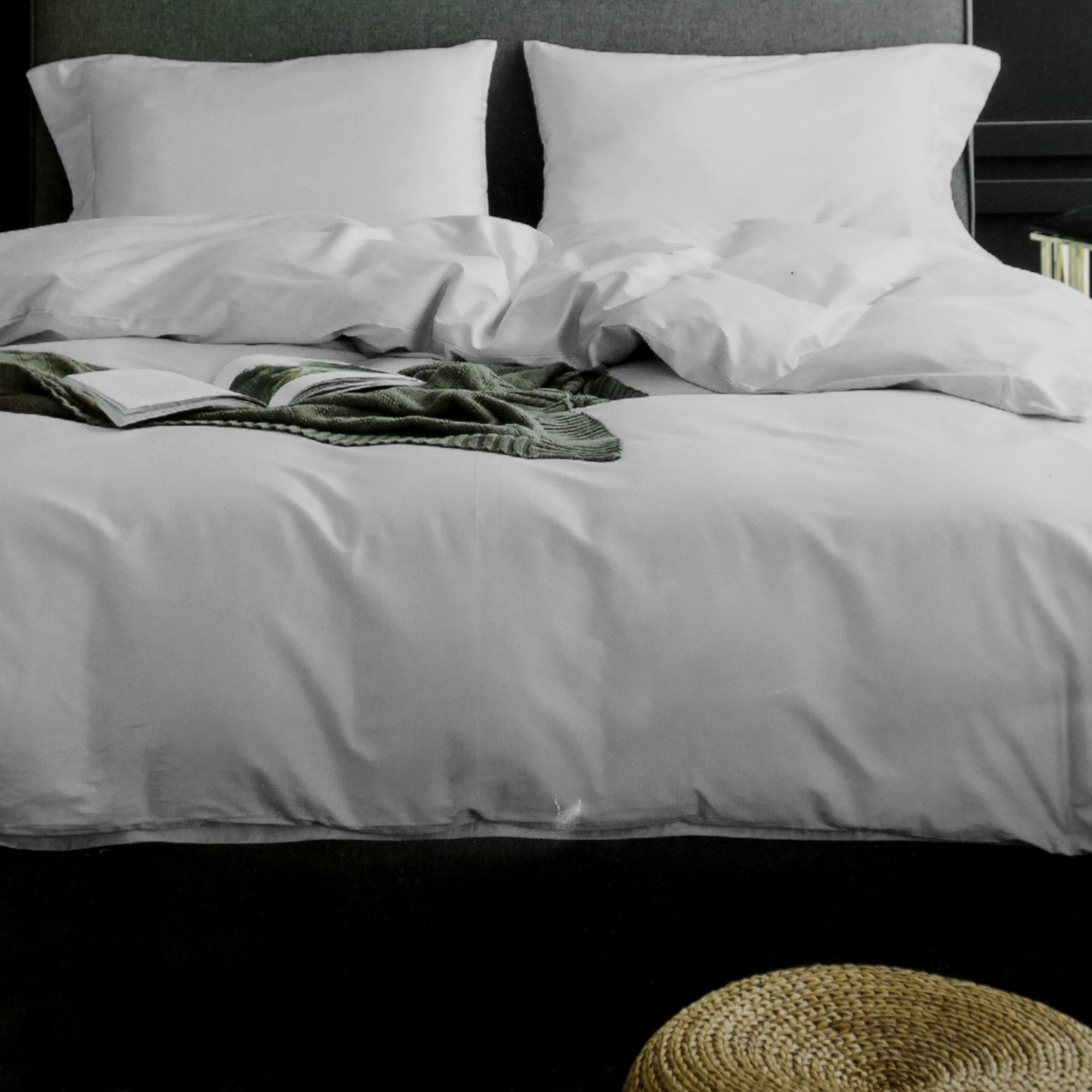фото Комплект постельного белья wonne traum hotel white stripe семейный