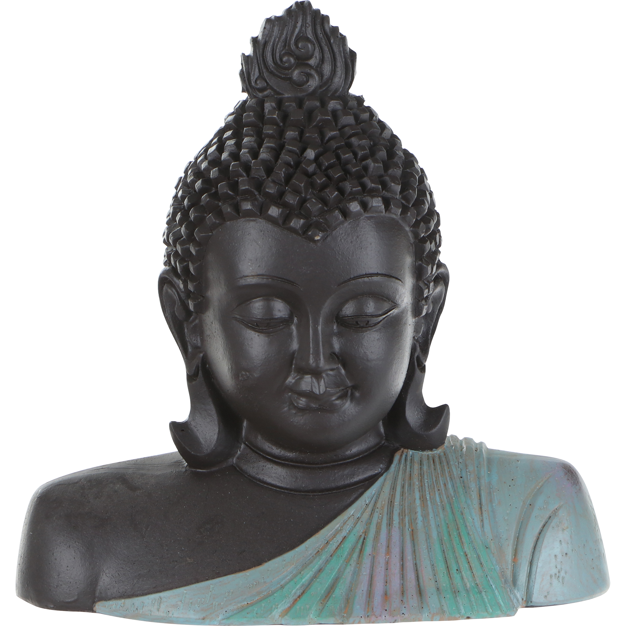 Фигура декоративная Wanlong Будда в голубом 17х9х17.5 см