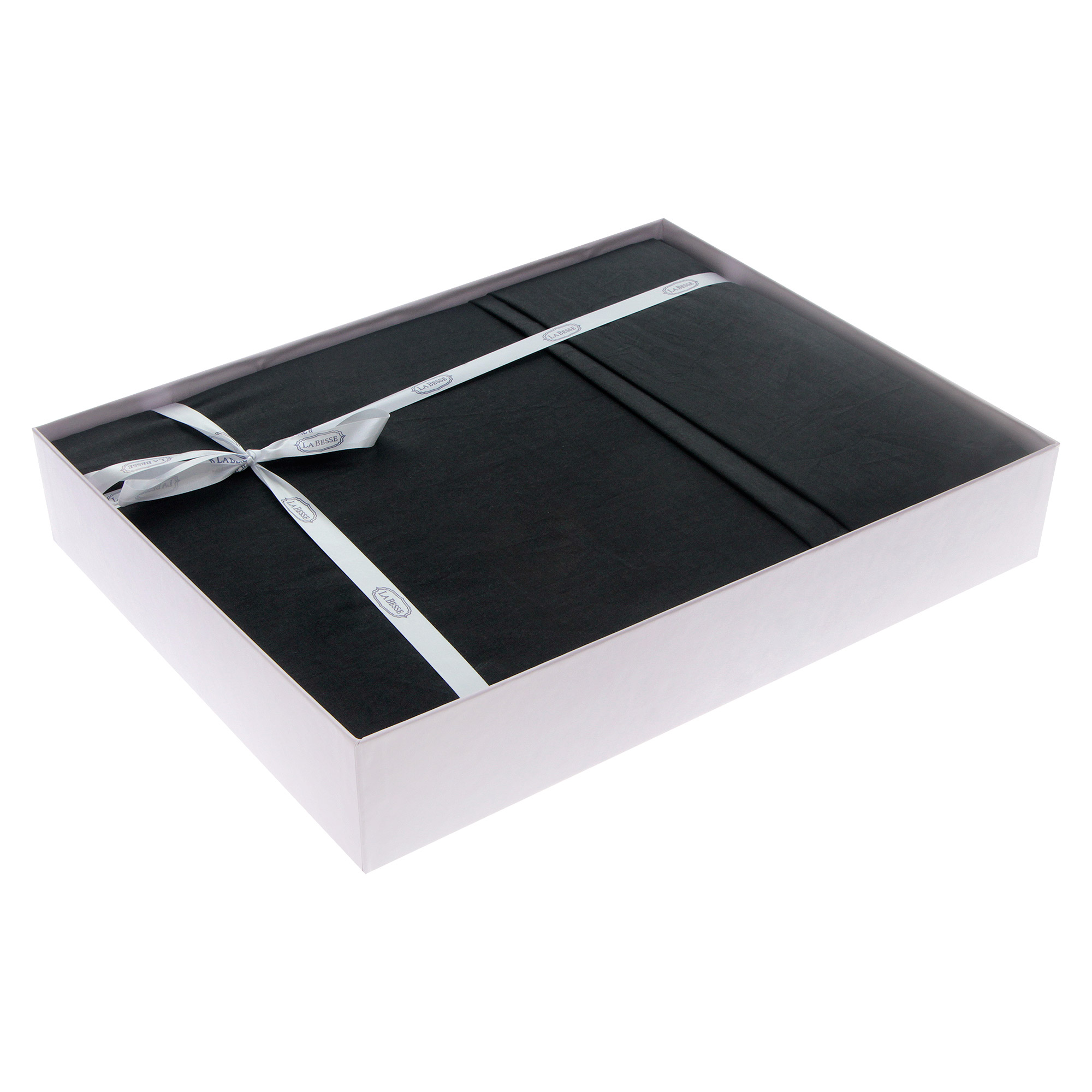 Комплект постельного белья La Besse Ранфорс чёрный Кинг сайз, размер Кинг сайз - фото 2