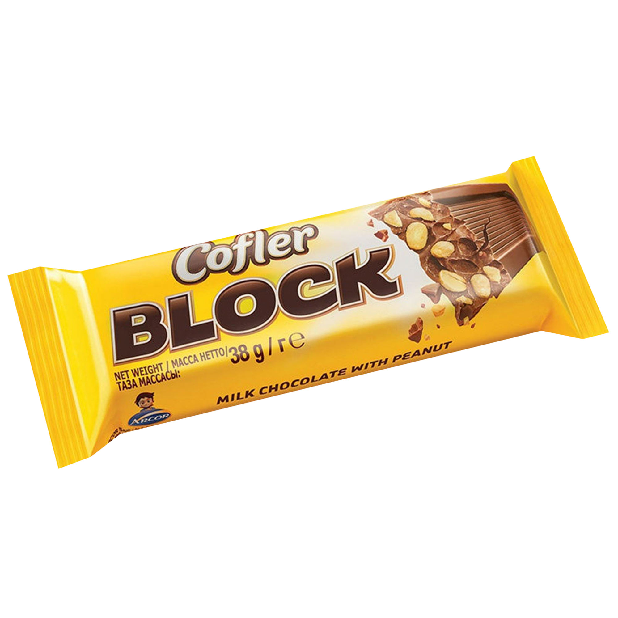 Шоколад  Cofler Block с арахисом 38 г