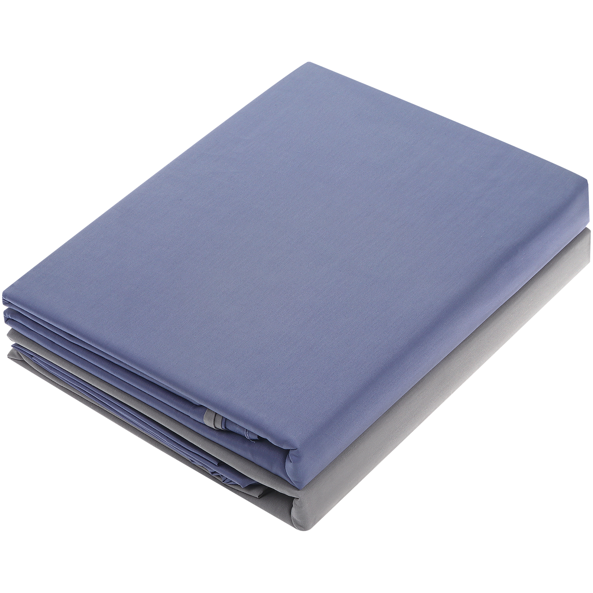 Комплект постельного белья Mona Liza серый с синим Семейный/дуэт, цвет синий, размер Семейный/дуэт - фото 2