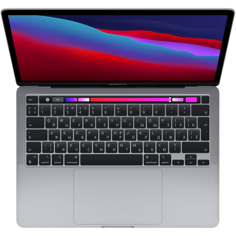 фото Ноутбук apple macbook pro 13 m1 2020 серый космос (myd82ru-a)