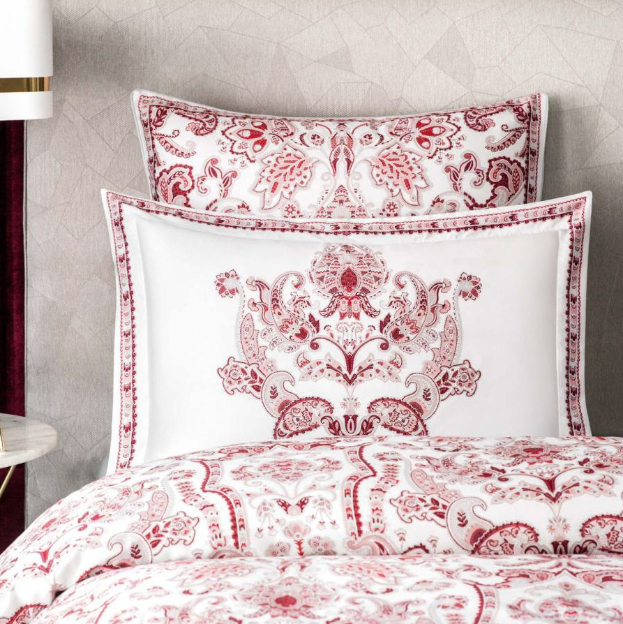 Комплект постельного белья Togas Розетта Полуторный белый с розовым, цвет розовый, размер Полуторный - фото 4