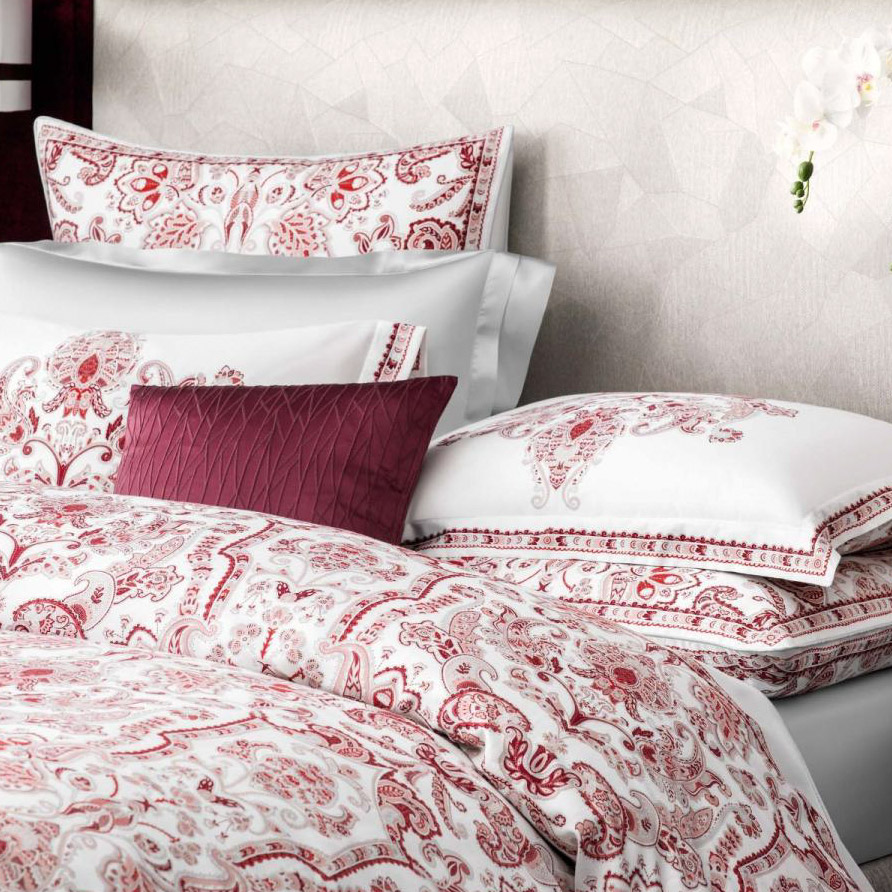 Комплект постельного белья Togas Розетта Семейный белый с розовым, цвет розовый, размер Семейный/дуэт - фото 3