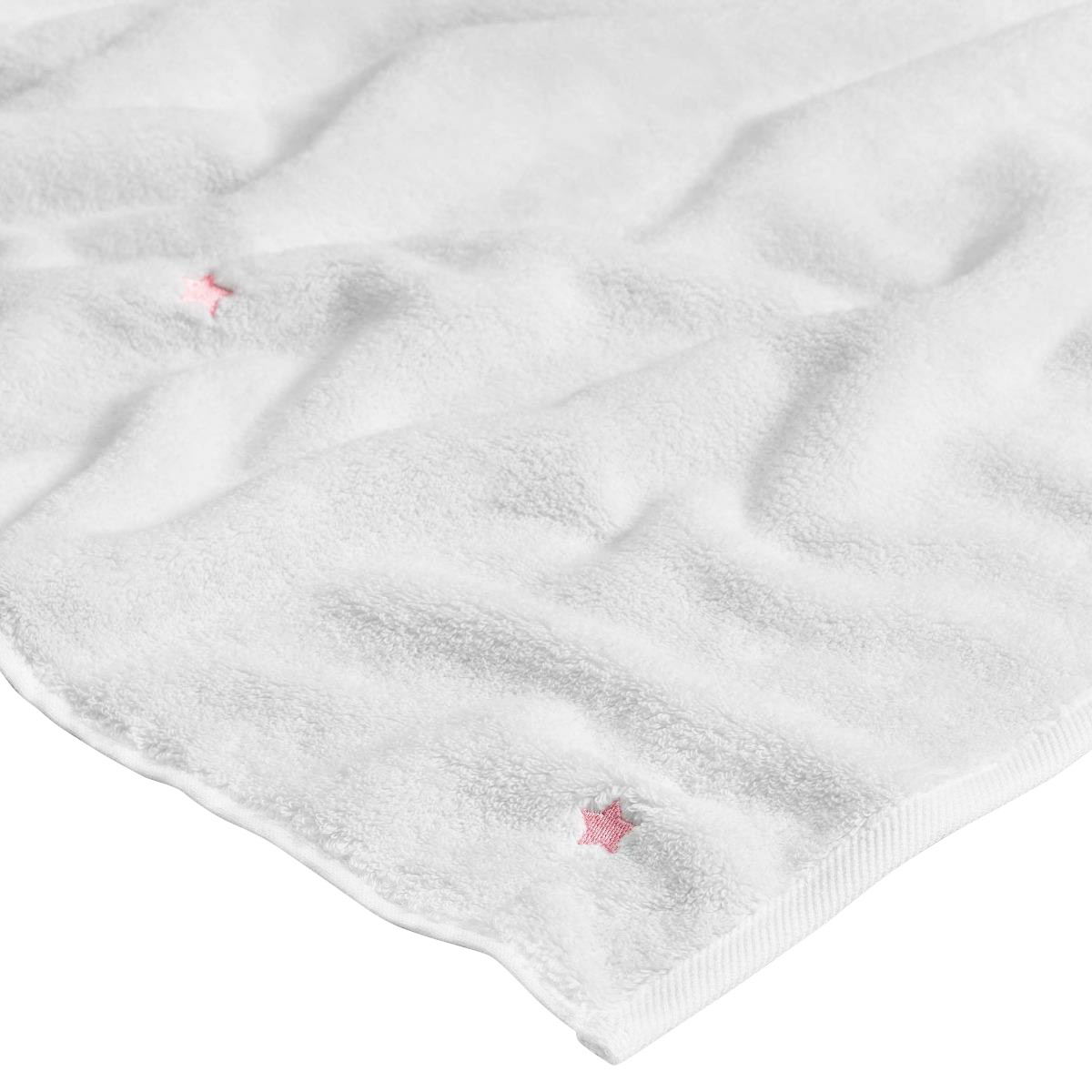 фото Полотенце togas пикси белое с розовым 70х140 см