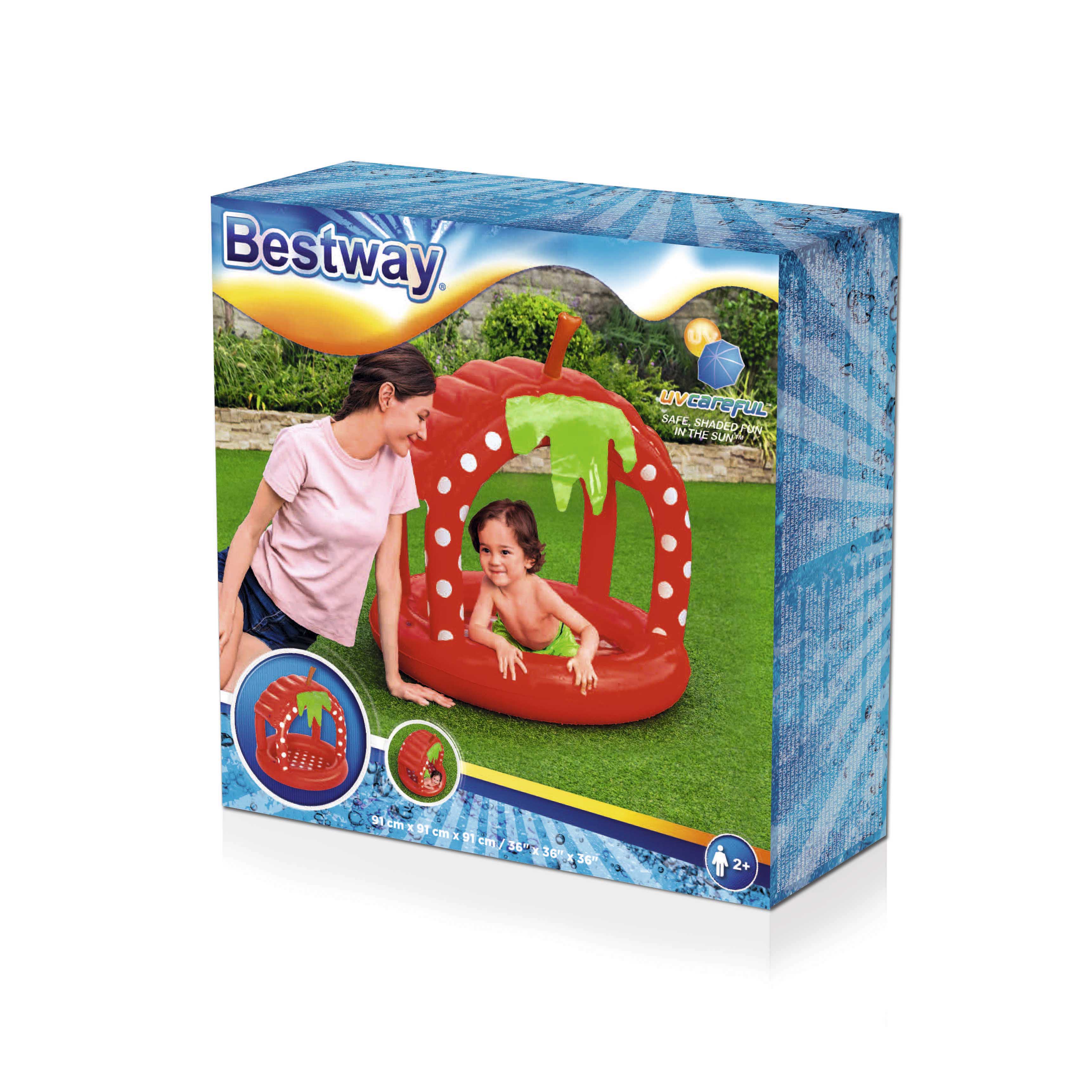 фото Бассейн детский bestway very berry 91x91x91 см