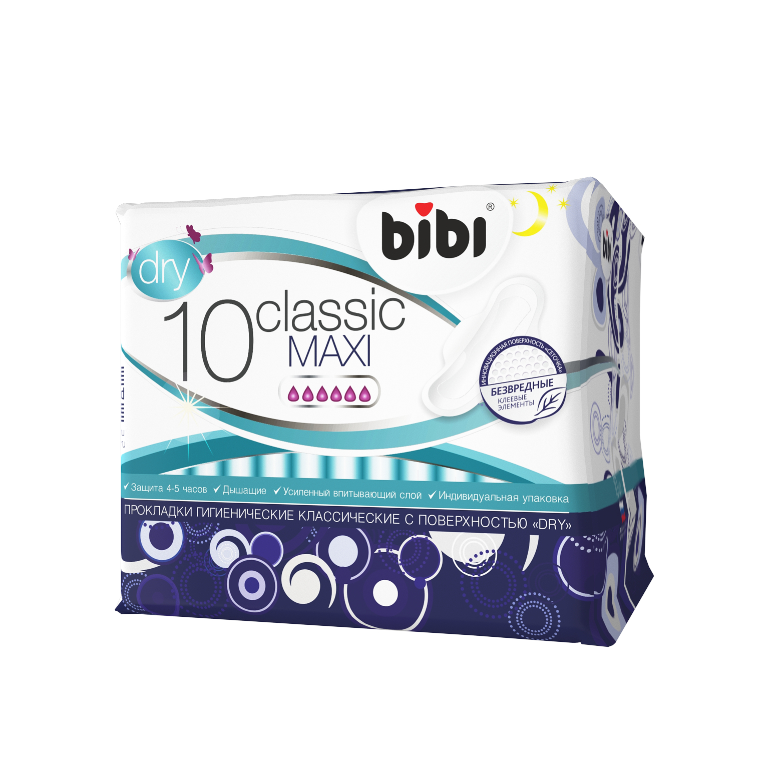Прокладки Bibi Classic Maxi  Dry  10 шт