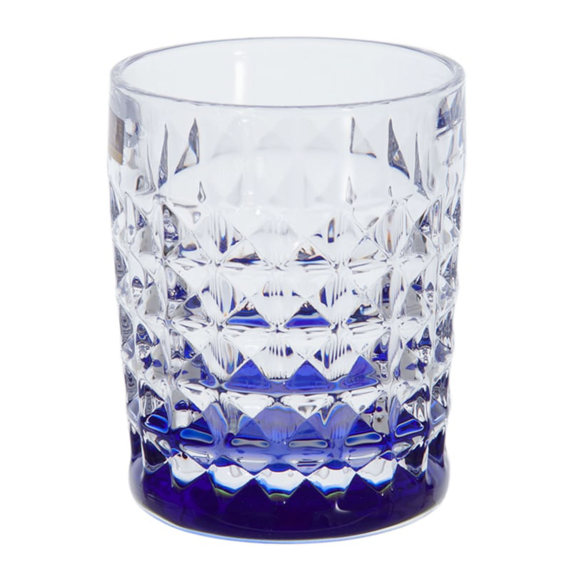 Набор стаканов Crystalite Bohemia Диаманд  синий 6 шт, цвет прозрачный - фото 1
