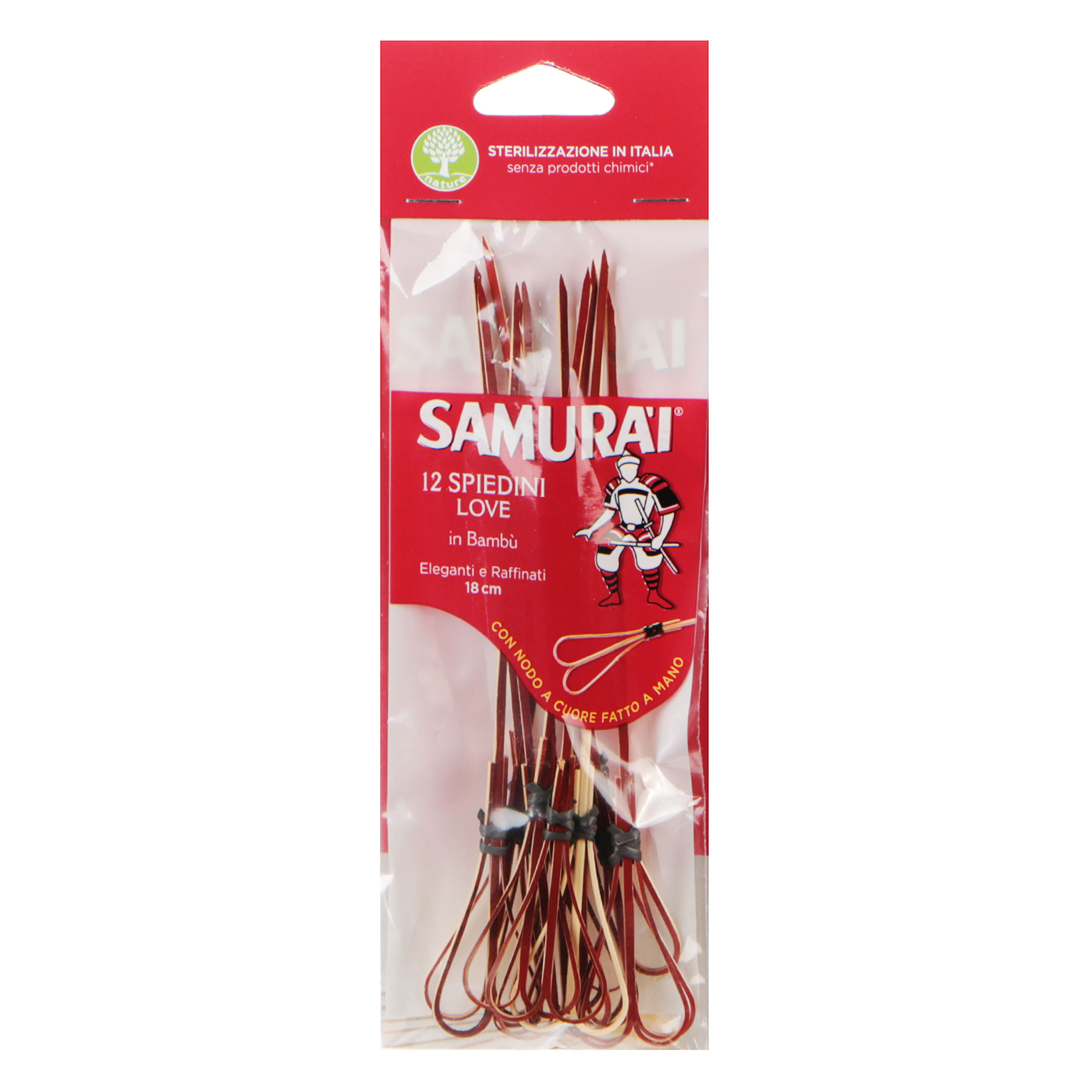 Шпажки бамбуковые Sisma Samurai 18 см 12 шт