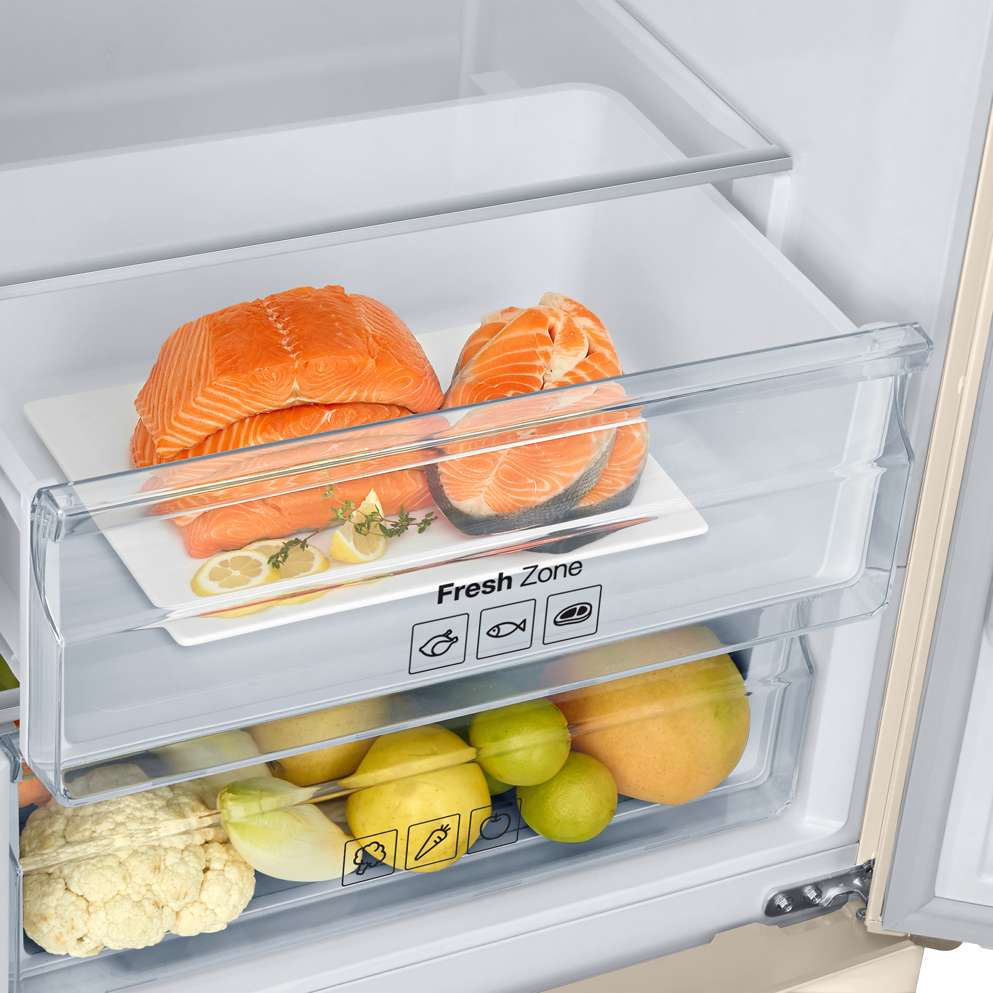 Холодильник Samsung RB37A5290EL, цвет бежевый - фото 7