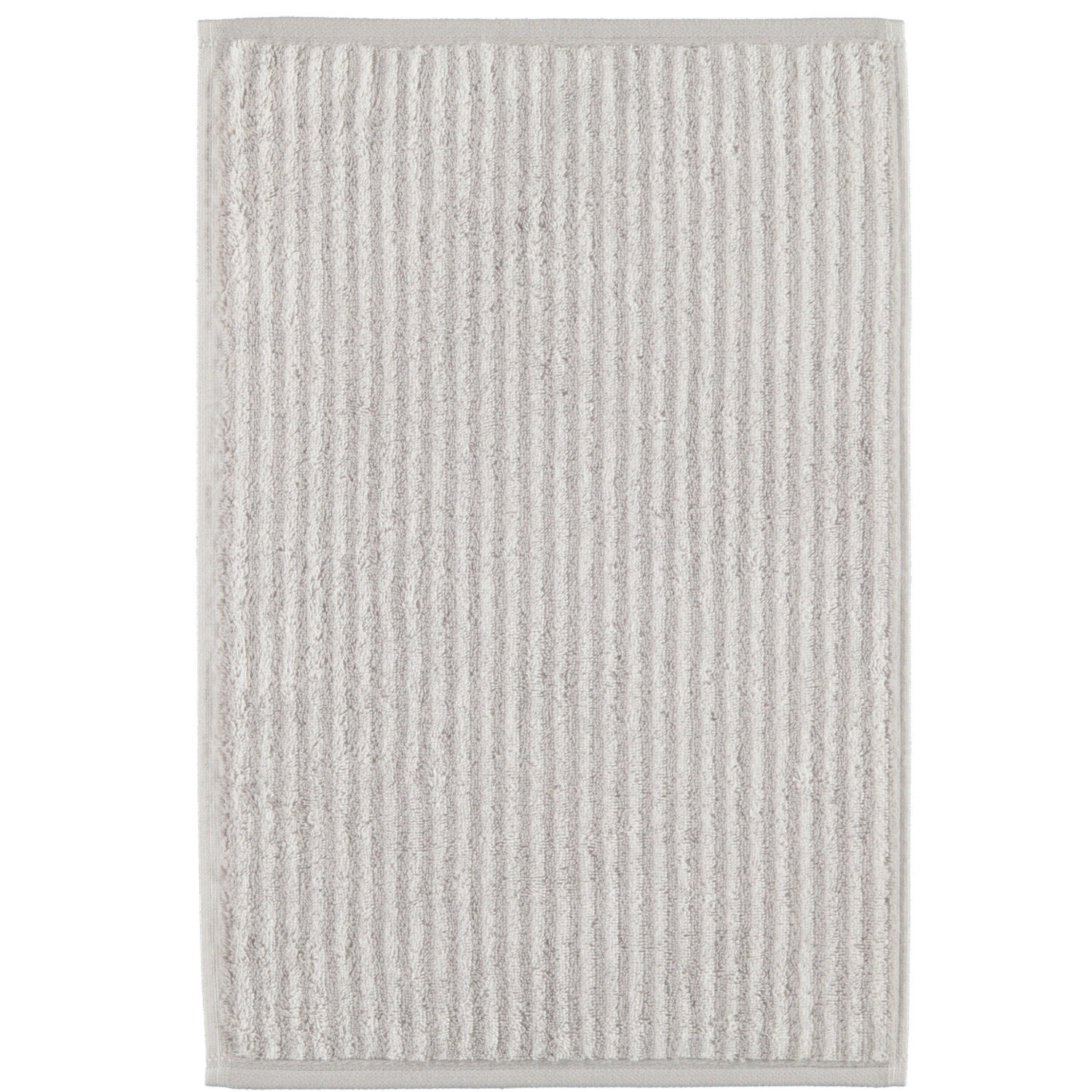 Полотенце CAWO Stripes белое с серым 30х50 см