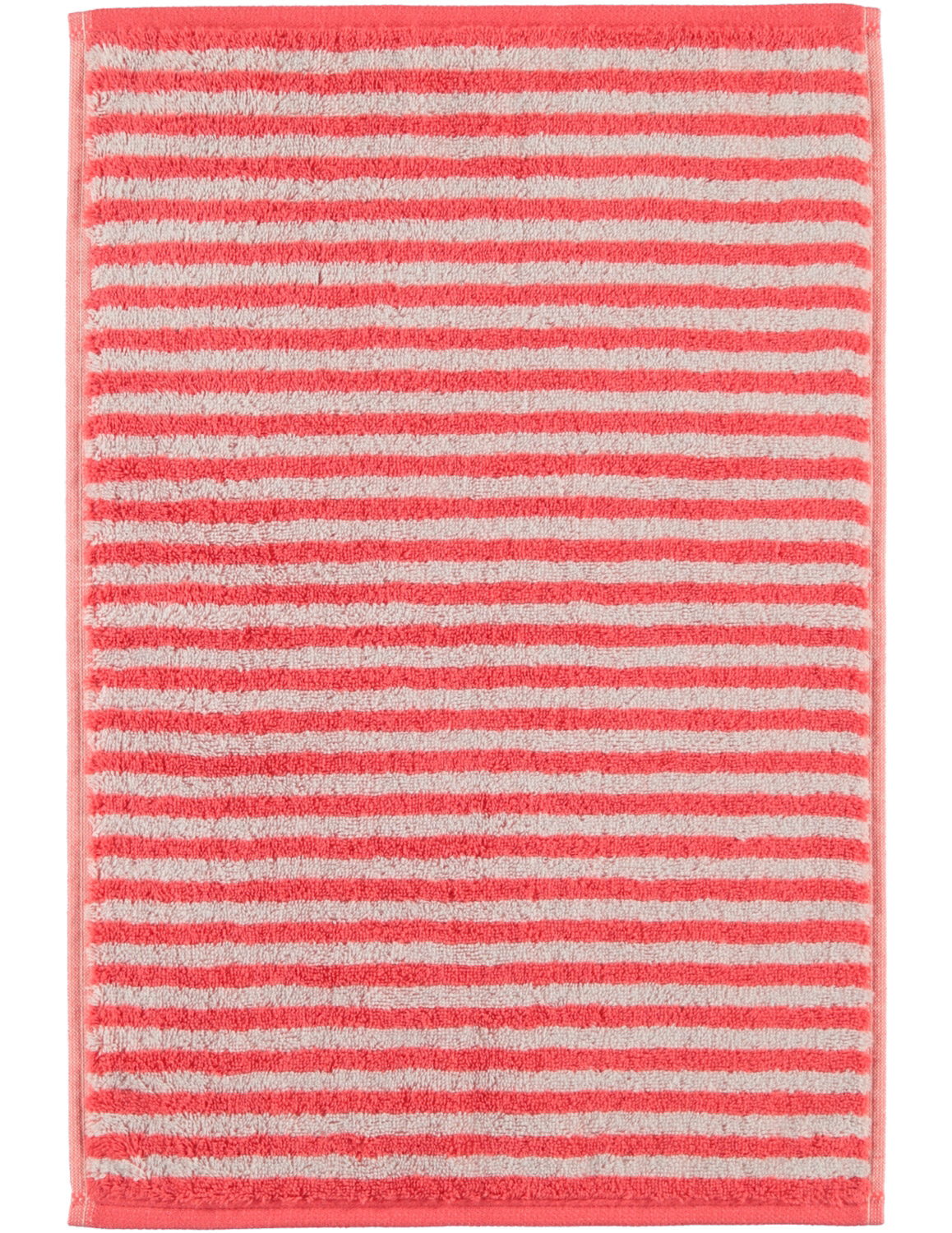 Полотенце CAWO Campus Stripes красное 30х50 см