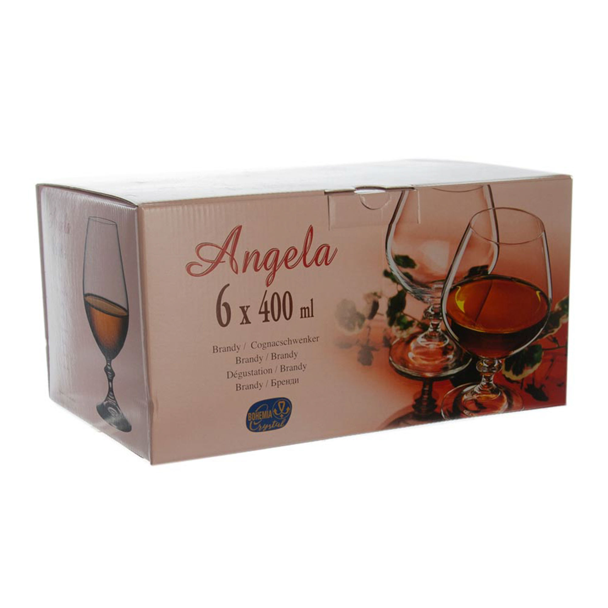 Набор бокалов для коньяка Анжела V0023Q Арлекино 6 шт, цвет разноцветный - фото 2