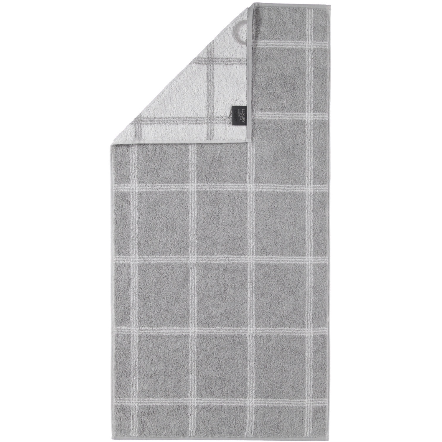 Полотенце CAWO Grafik серое 50х100 см, цвет серый - фото 1