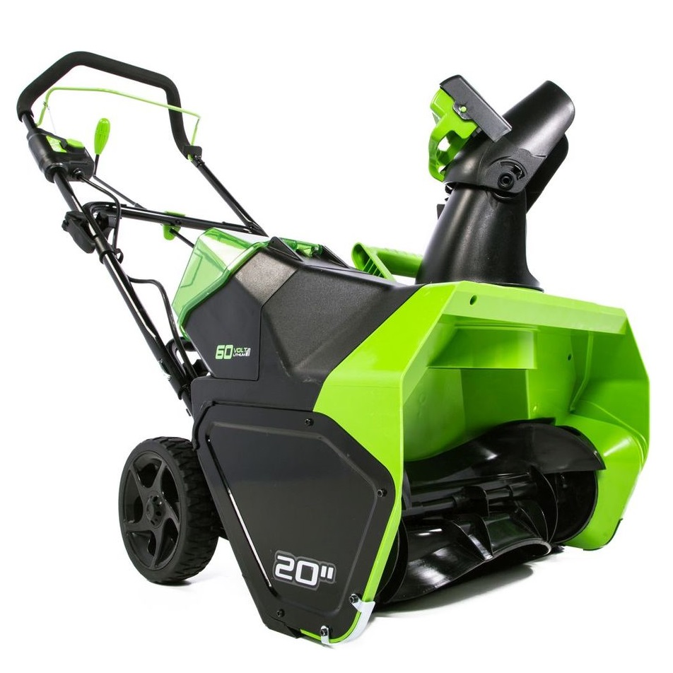 фото Снегоуборщик аккумуляторный greenworks gd60stk4, 60v, 51 см, бесщеточный, c акб 4ач и зу