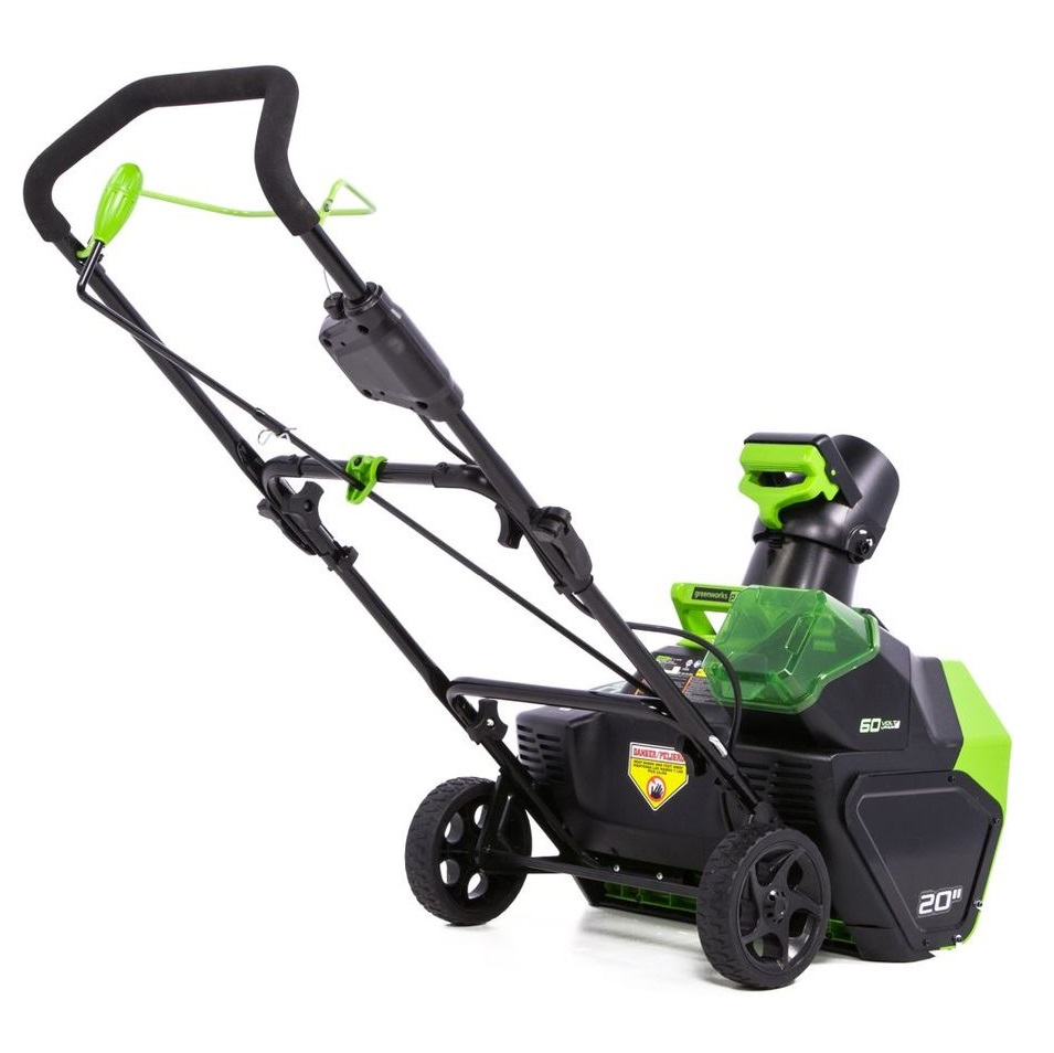 фото Снегоуборщик аккумуляторный greenworks gd60stk4, 60v, 51 см, бесщеточный, c акб 4ач и зу