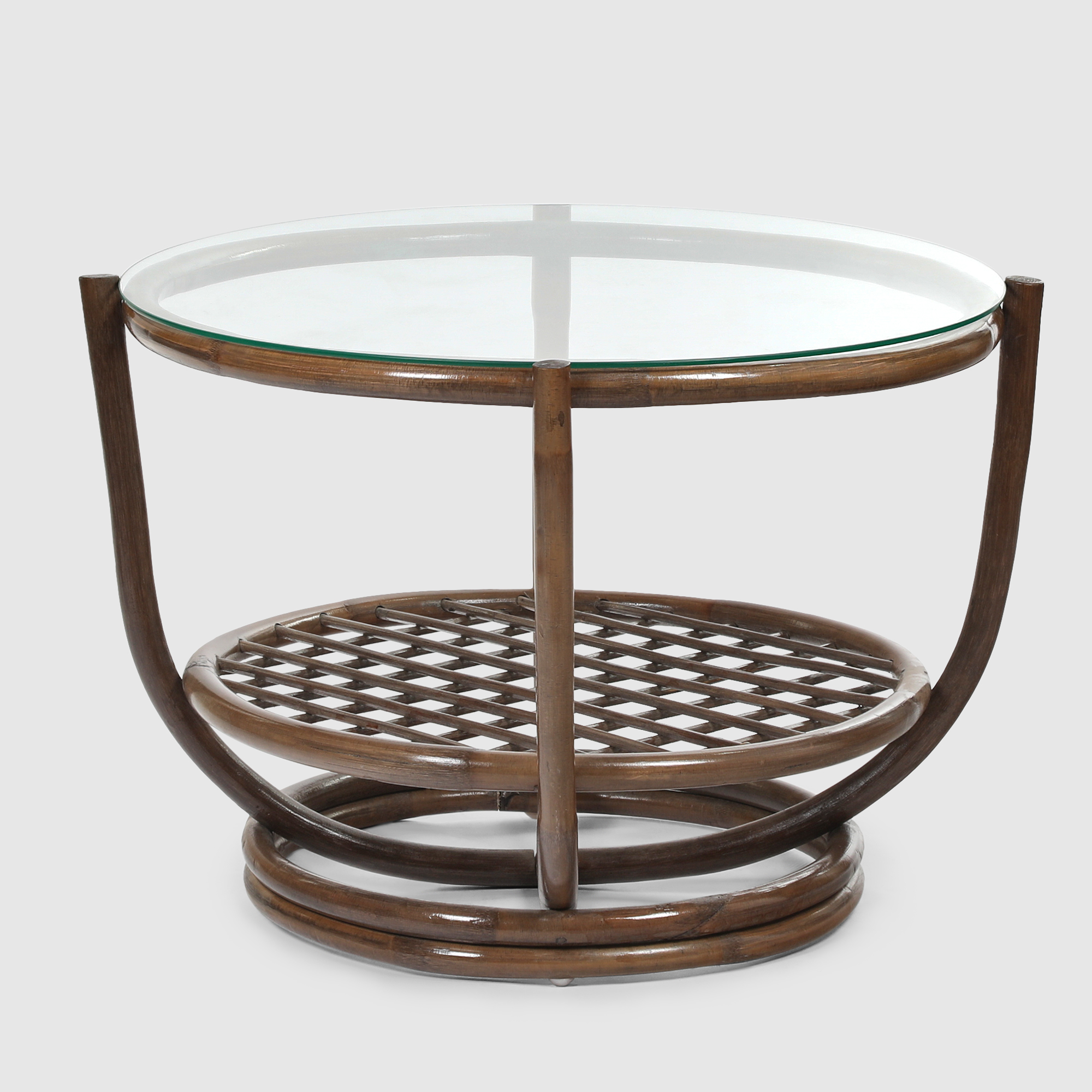 фото Столик rattan grand nido brown