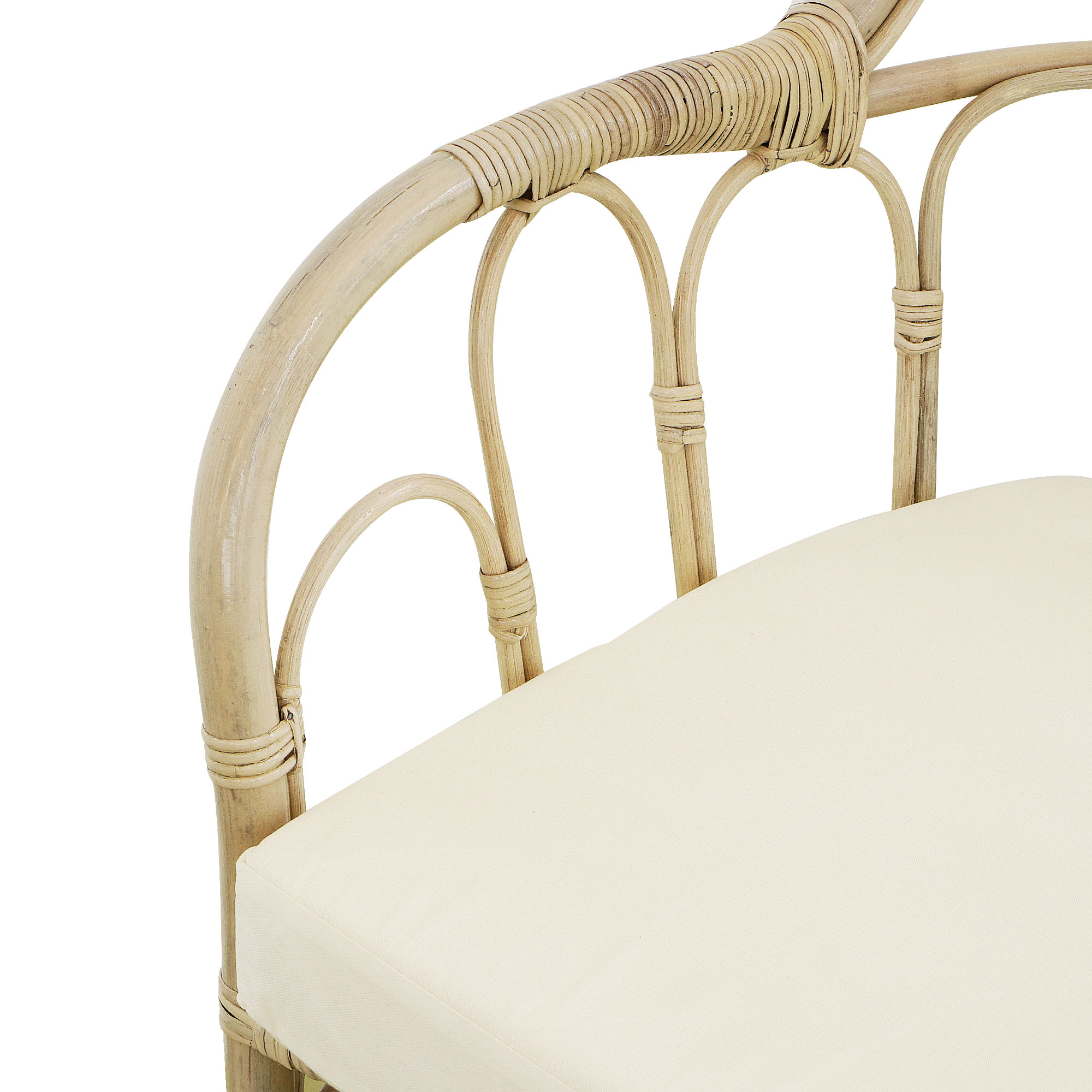 Комплект садовой мебели Rattan grand wash white, цвет белый, размер 120х70х80 - фото 5