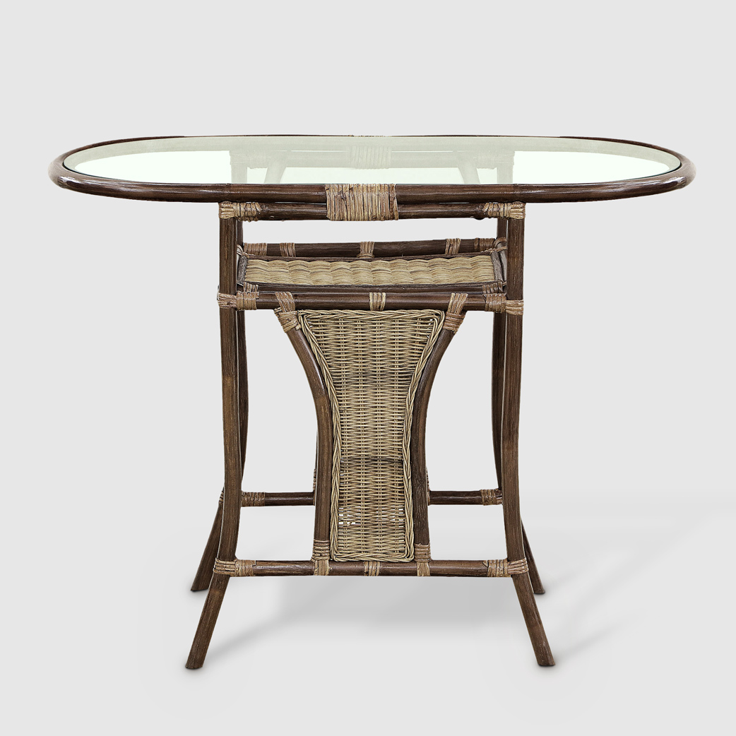 Комплект Rattan grand Lovers medium brown стол + 2 стула, цвет коричневый - фото 2