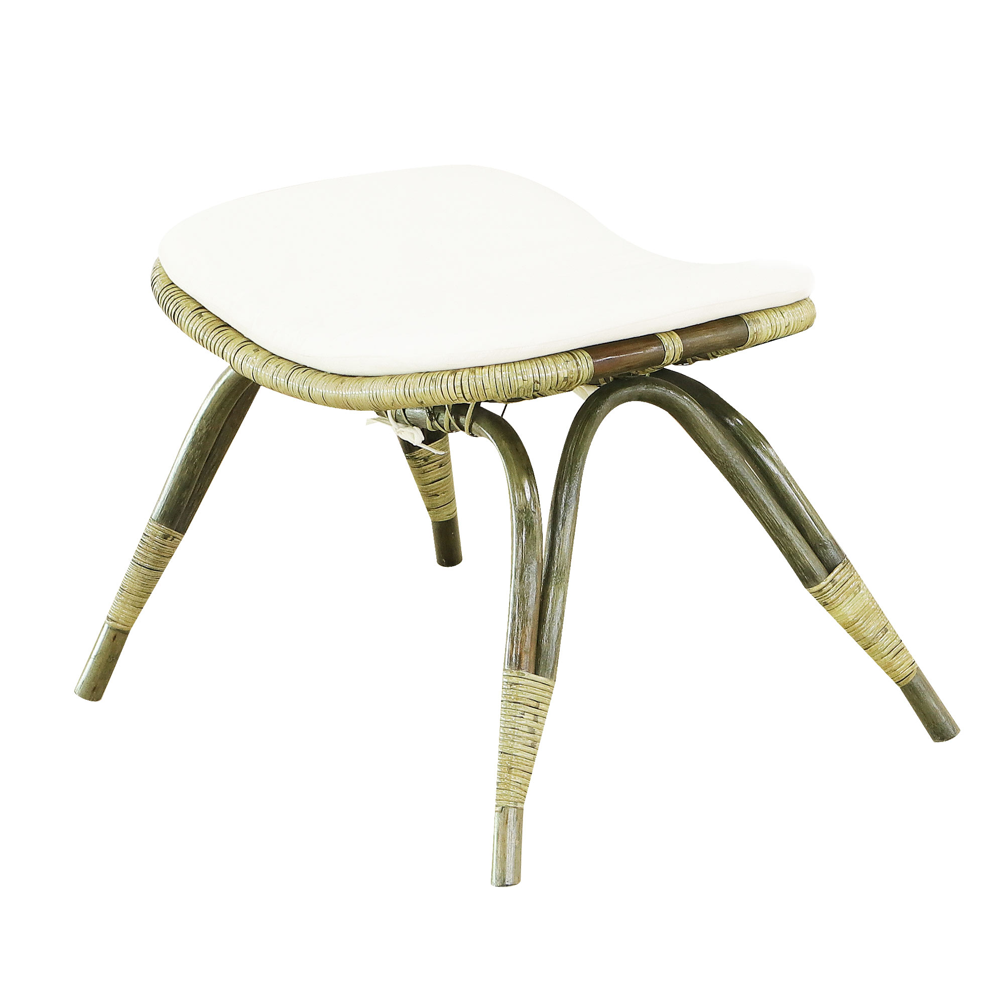 Комплект Rattan grand: кресло, оттоманка lounge olive, цвет оливковый - фото 3