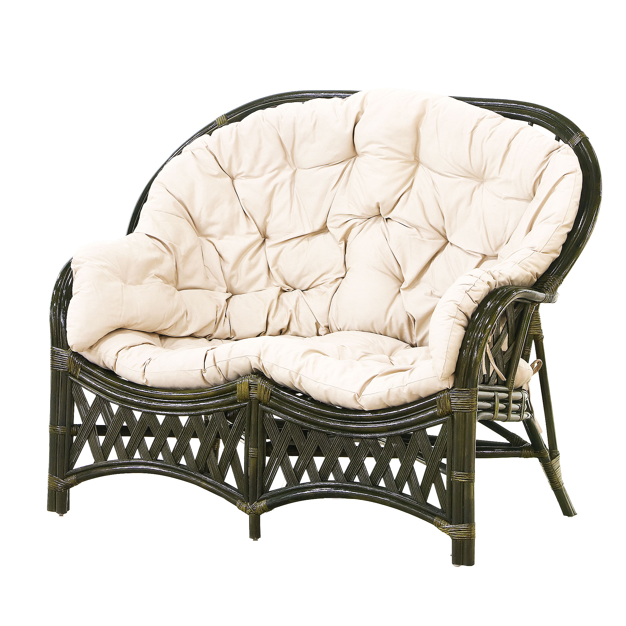 Комплект мебели Rattan grand amalfi olive: диван, стол, 2 кресла, цвет оливковый - фото 3