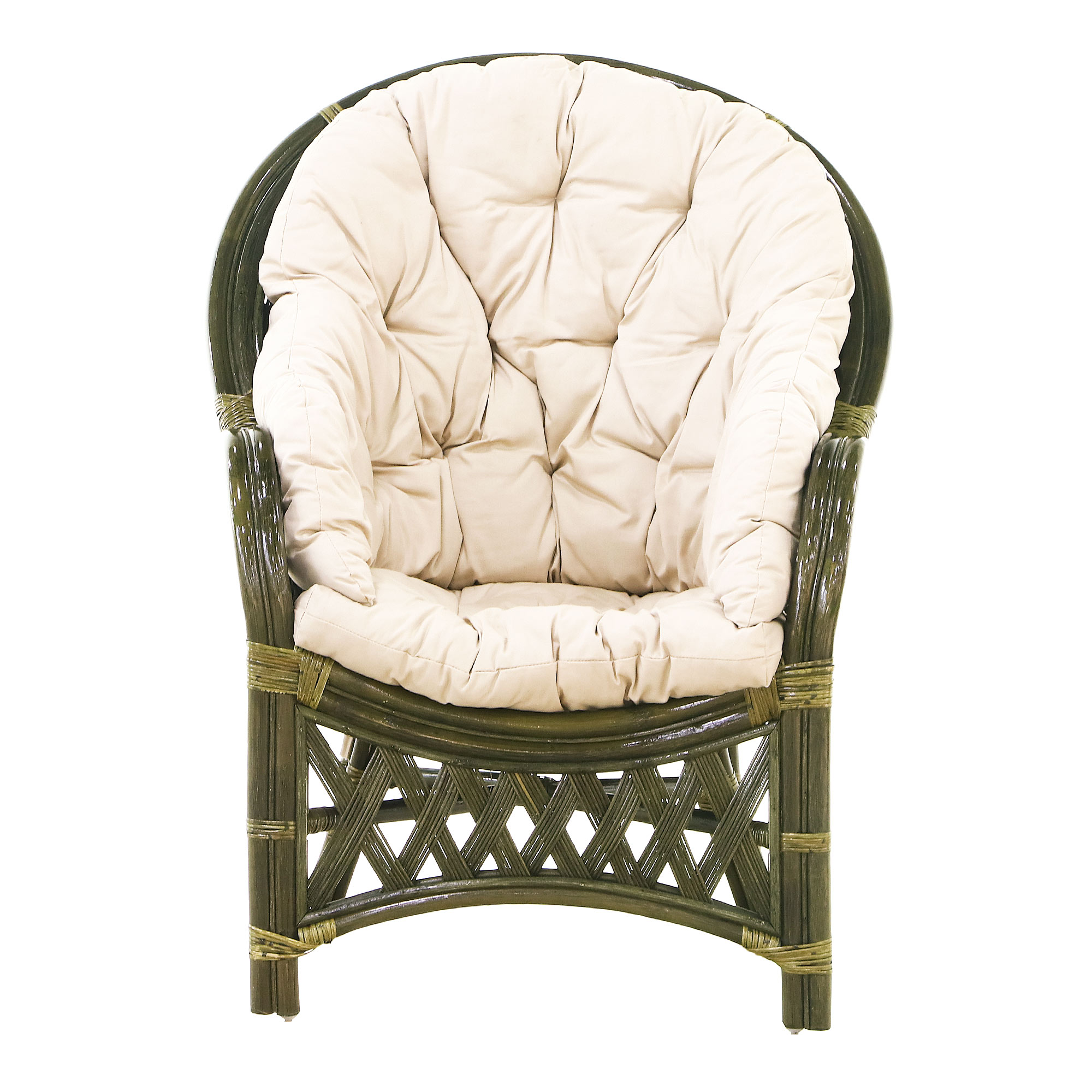 Комплект мебели Rattan grand amalfi olive: диван, стол, 2 кресла, цвет оливковый - фото 4