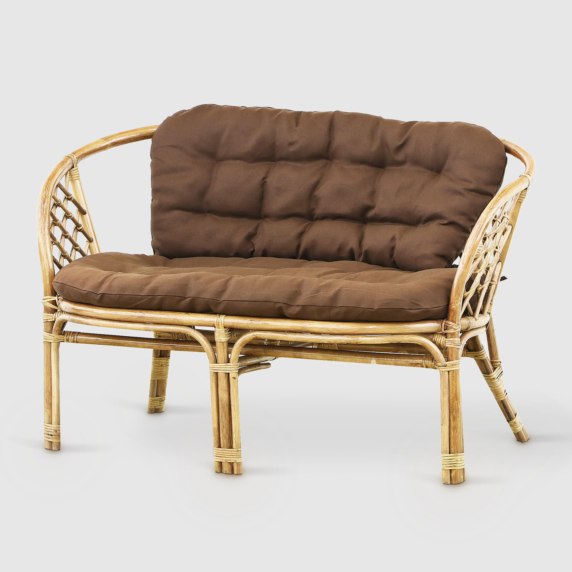 Комплект мебели Rattan grand toscana hon: диван, стол, 2 кресла, цвет светло-коричневый - фото 4