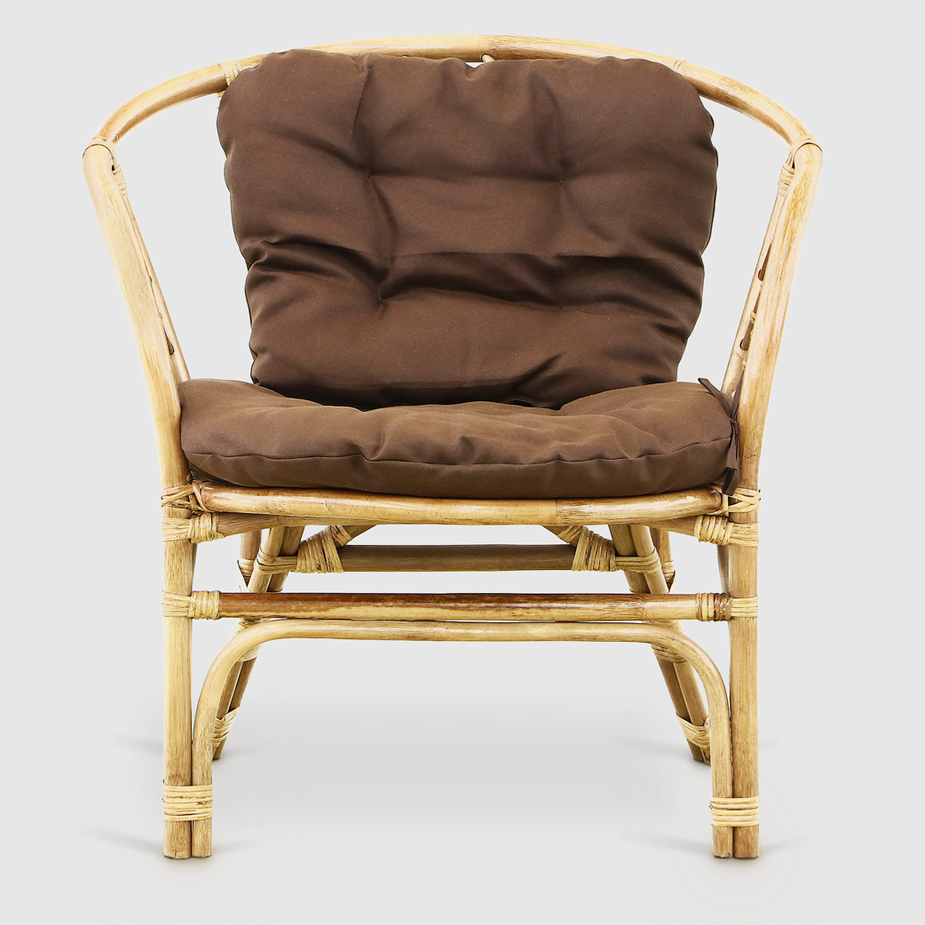 Комплект мебели Rattan grand toscana dk hon: столик, 2 кресла, цвет светло-коричневый - фото 4