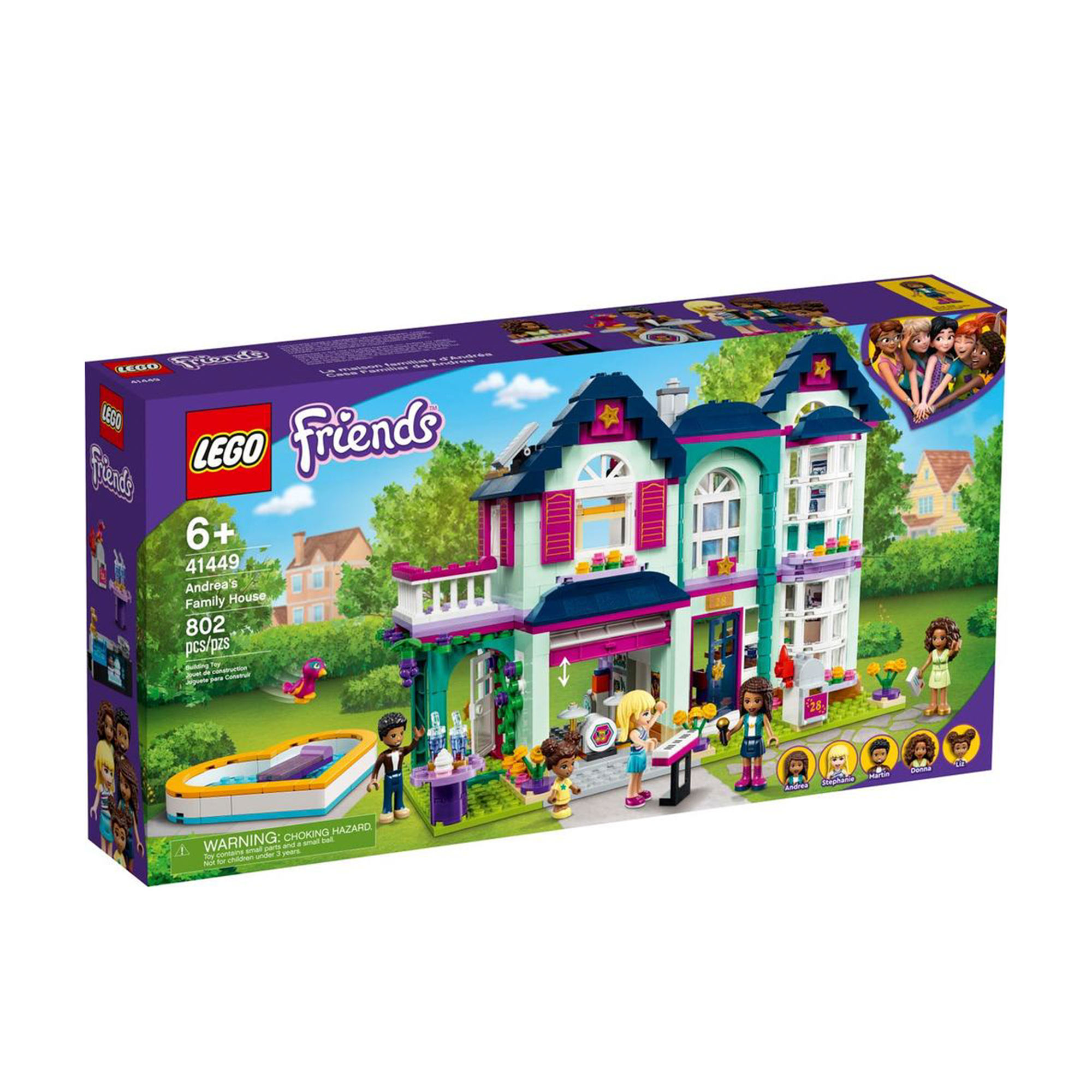 фото Конструктор lego friends дом семьи андреа 41449