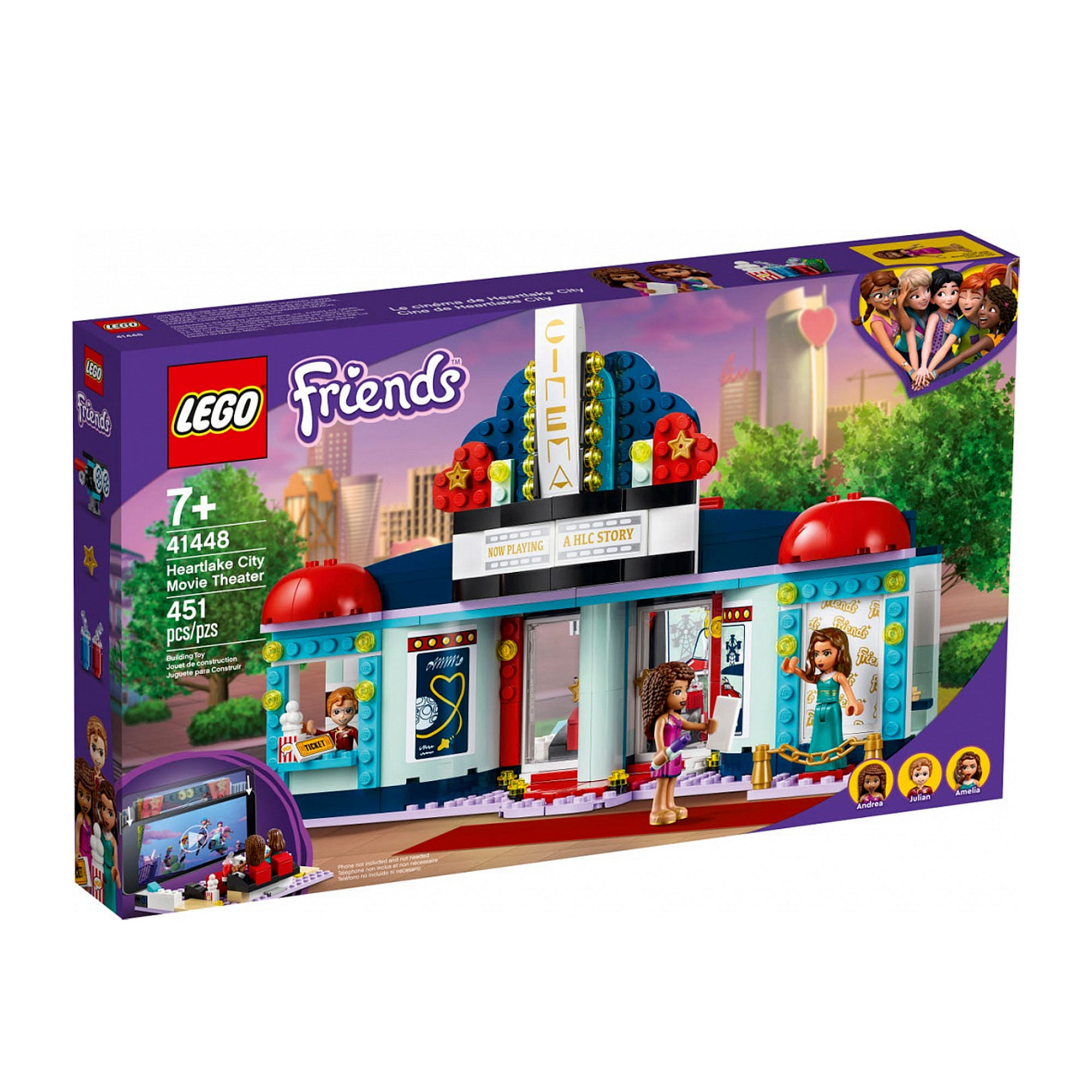 фото Конструктор lego friends кинотеатр хартлейк-сити 41448