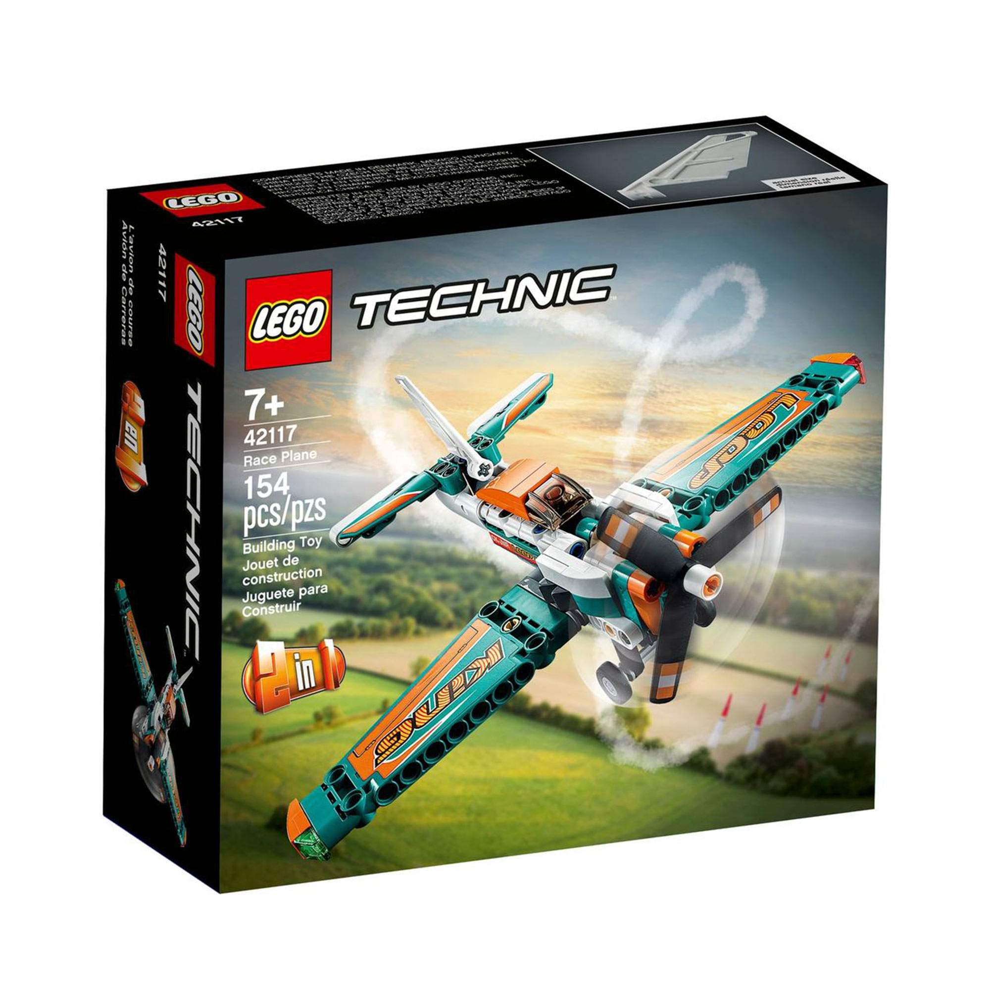 фото Конструктор lego technic гоночный самолёт 42117