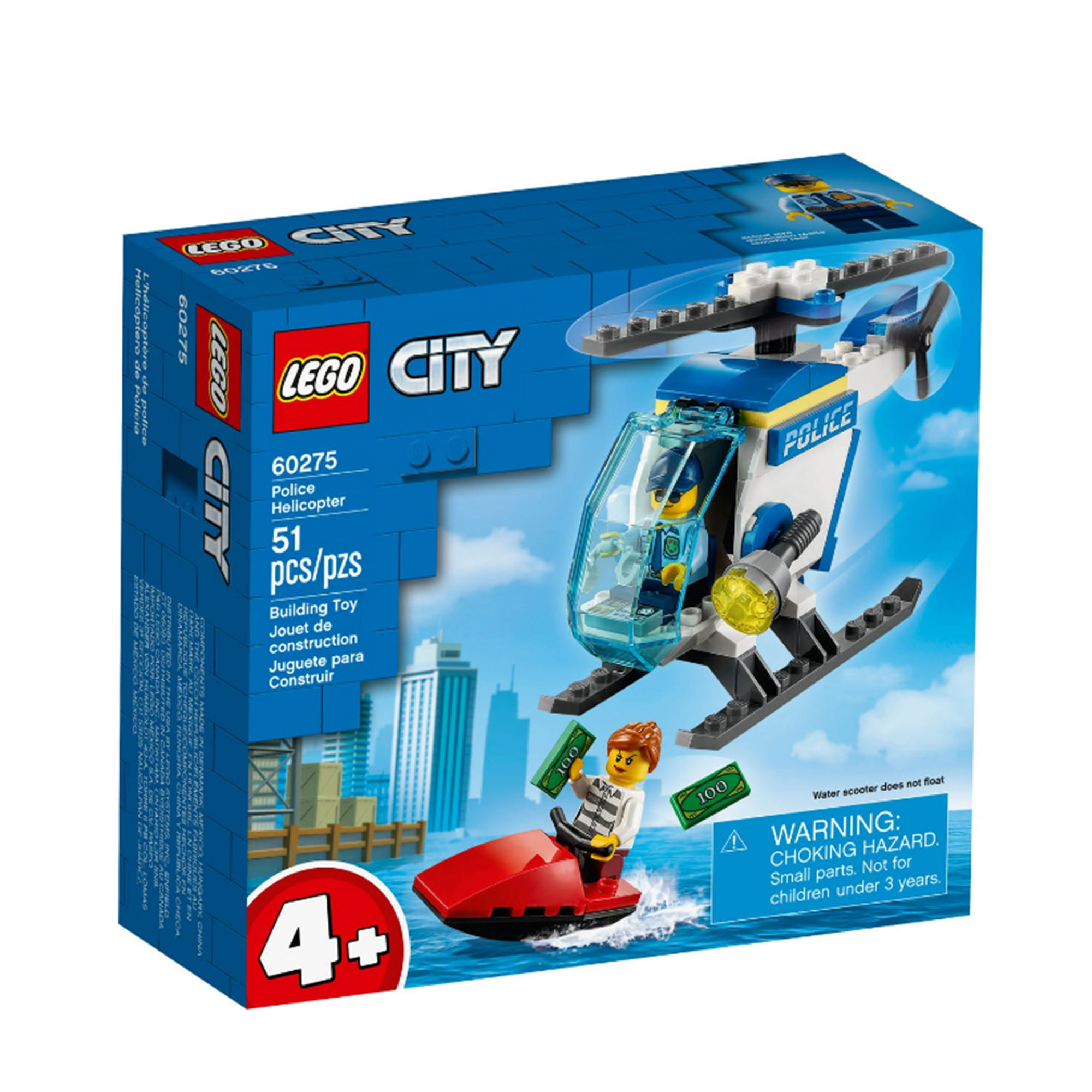 фото Конструктор lego city полицейский вертолёт 60275