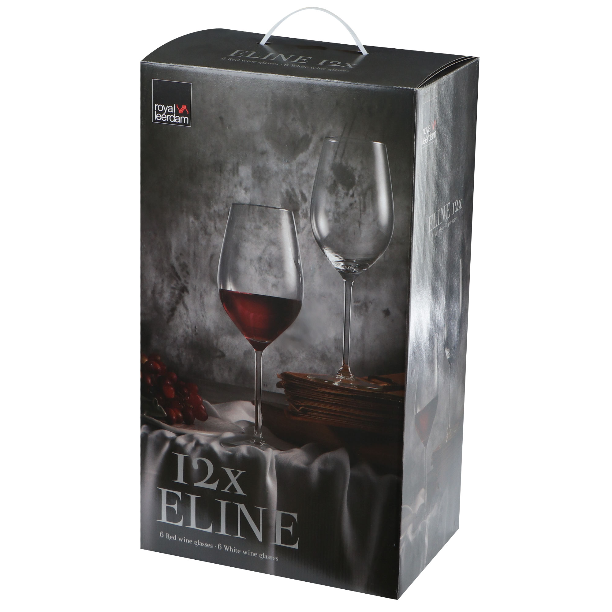 Набор бокалов для вина Royal Leerdam Eline 12 шт, цвет прозрачный - фото 6