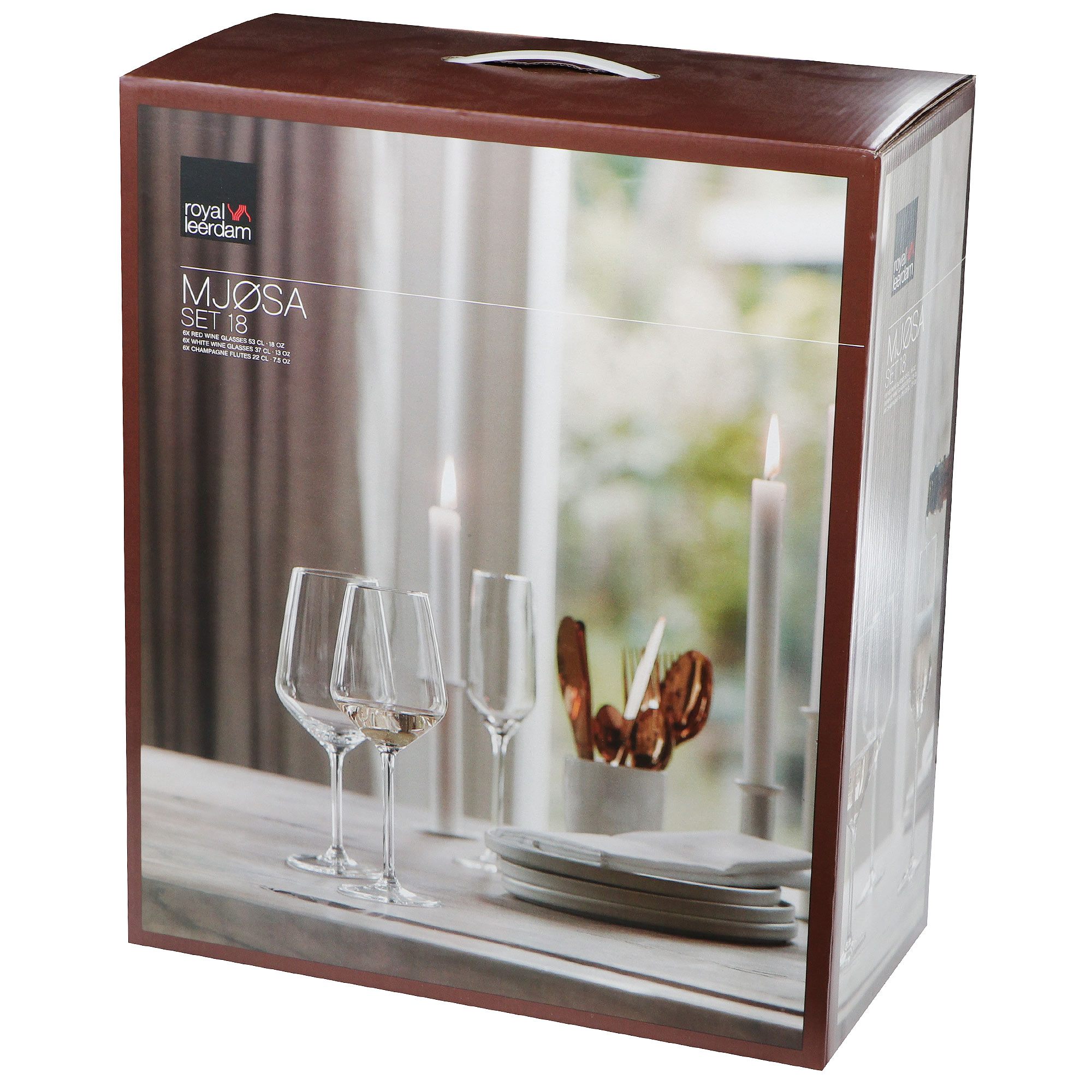 Набор бокалов для вина Royal Leerdam Mjosa 18 шт, цвет прозрачный - фото 10