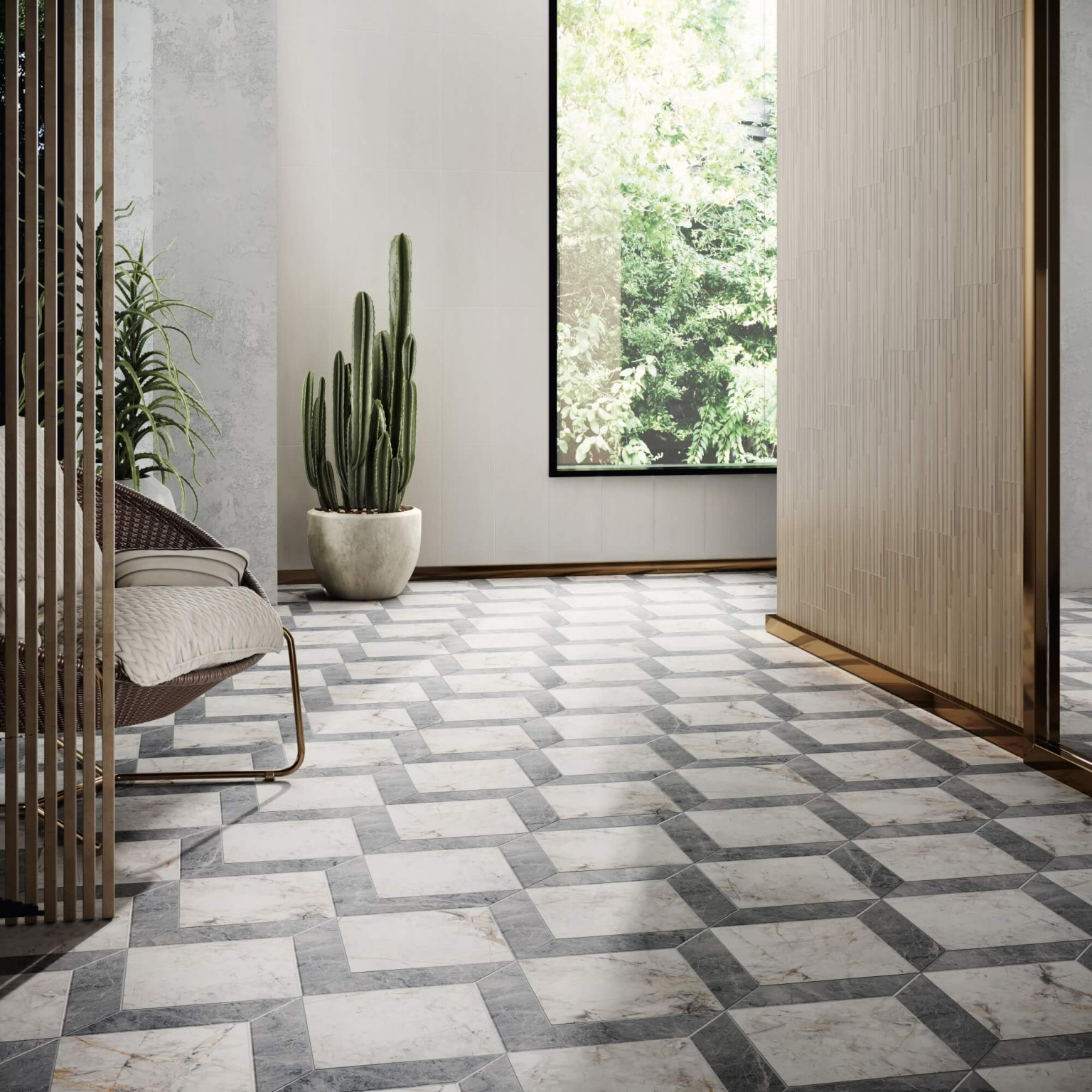 фото Плитка kerama marazzi пунто серый светлый микс sg970400n 30x30 см