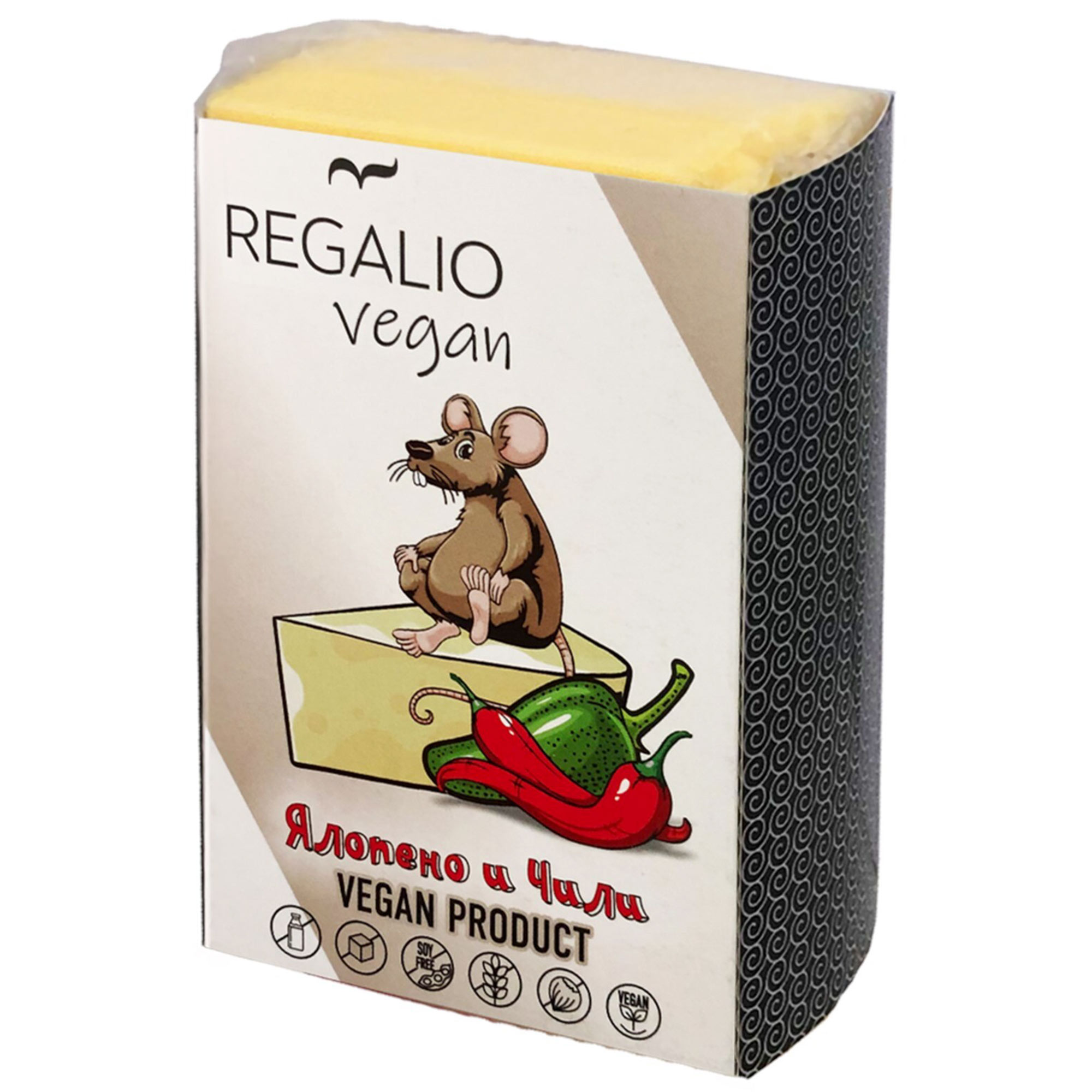 Продукт веганский Regalio Vegan с перцем чили и ялопено 200 г