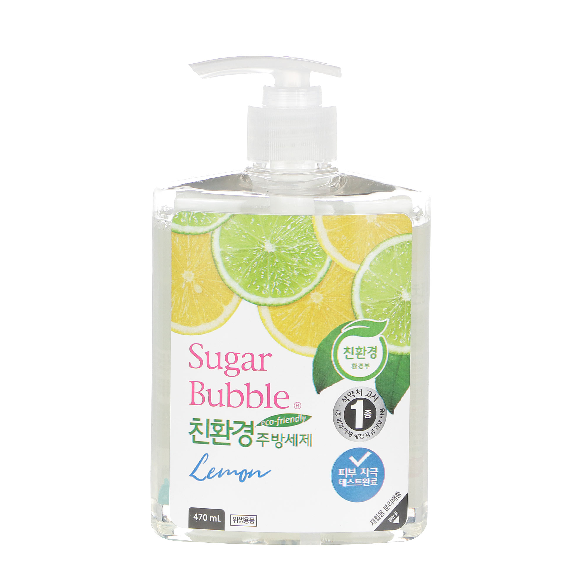 Экологичное средство для мытья посуды Sugar Bubble Лимон 470 мл