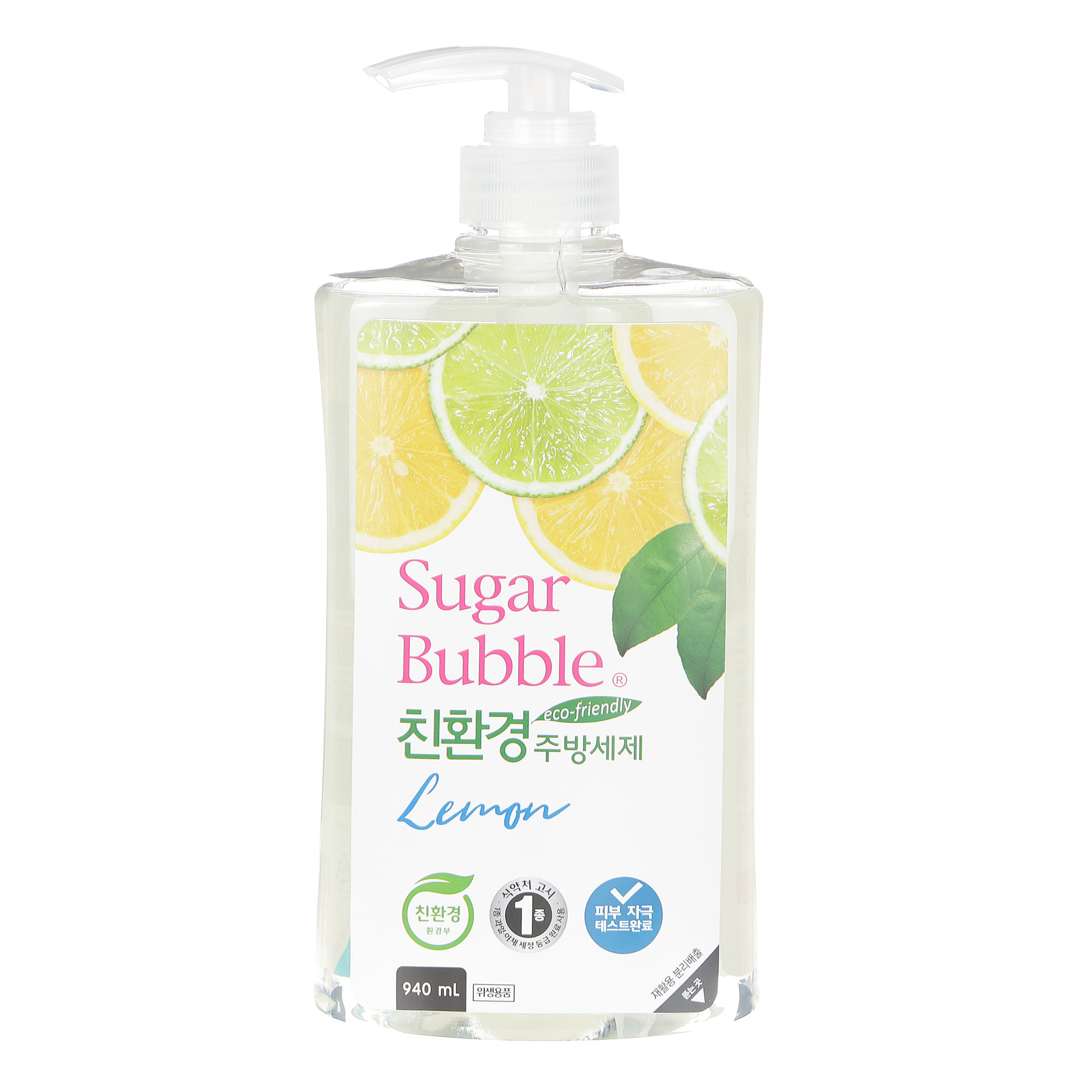 Экологичное средство для мытья посуды Sugar Bubble Лимон 940 мл
